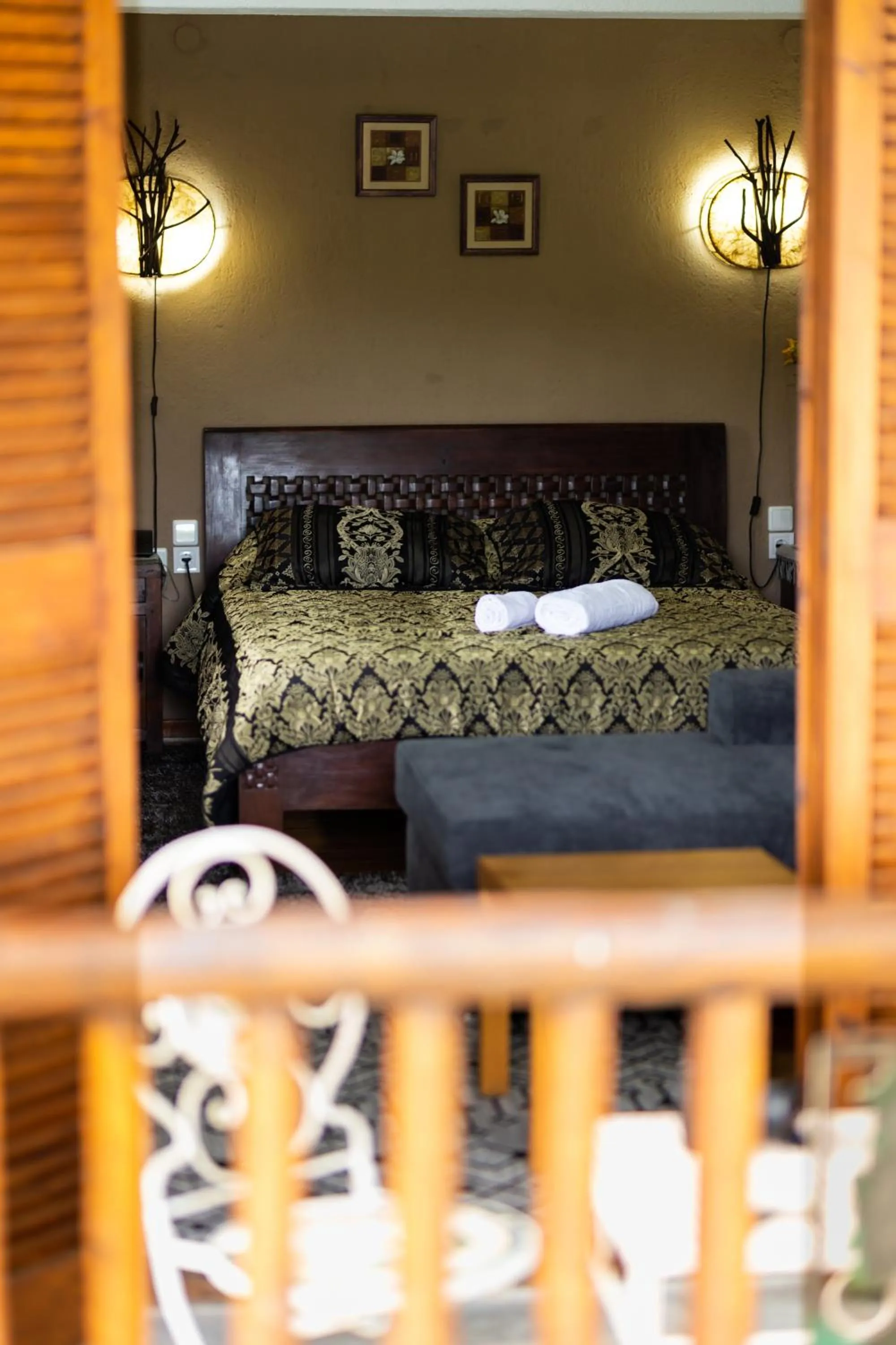 Bed in La Moara Boutique Hotel