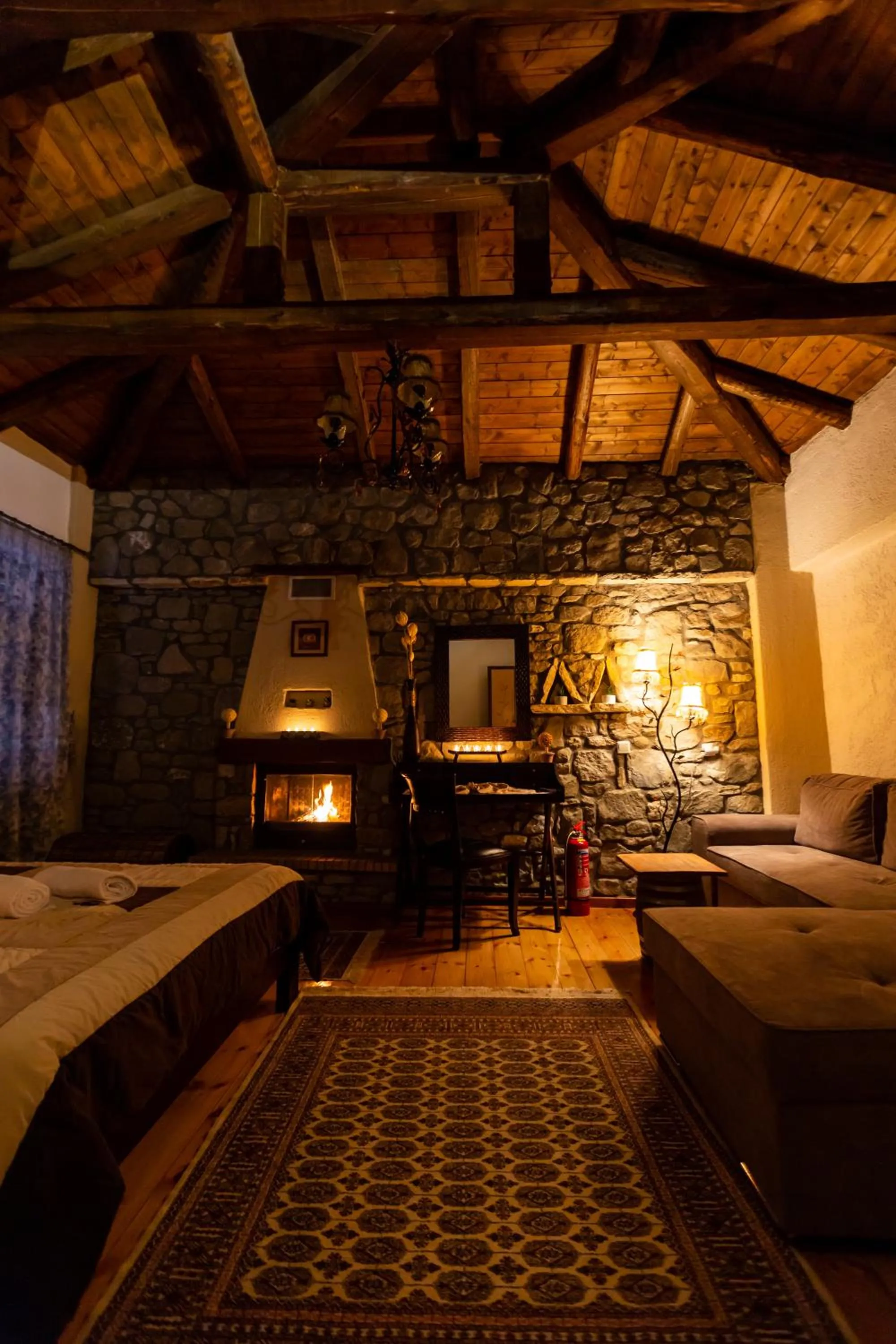 Bed in La Moara Boutique Hotel