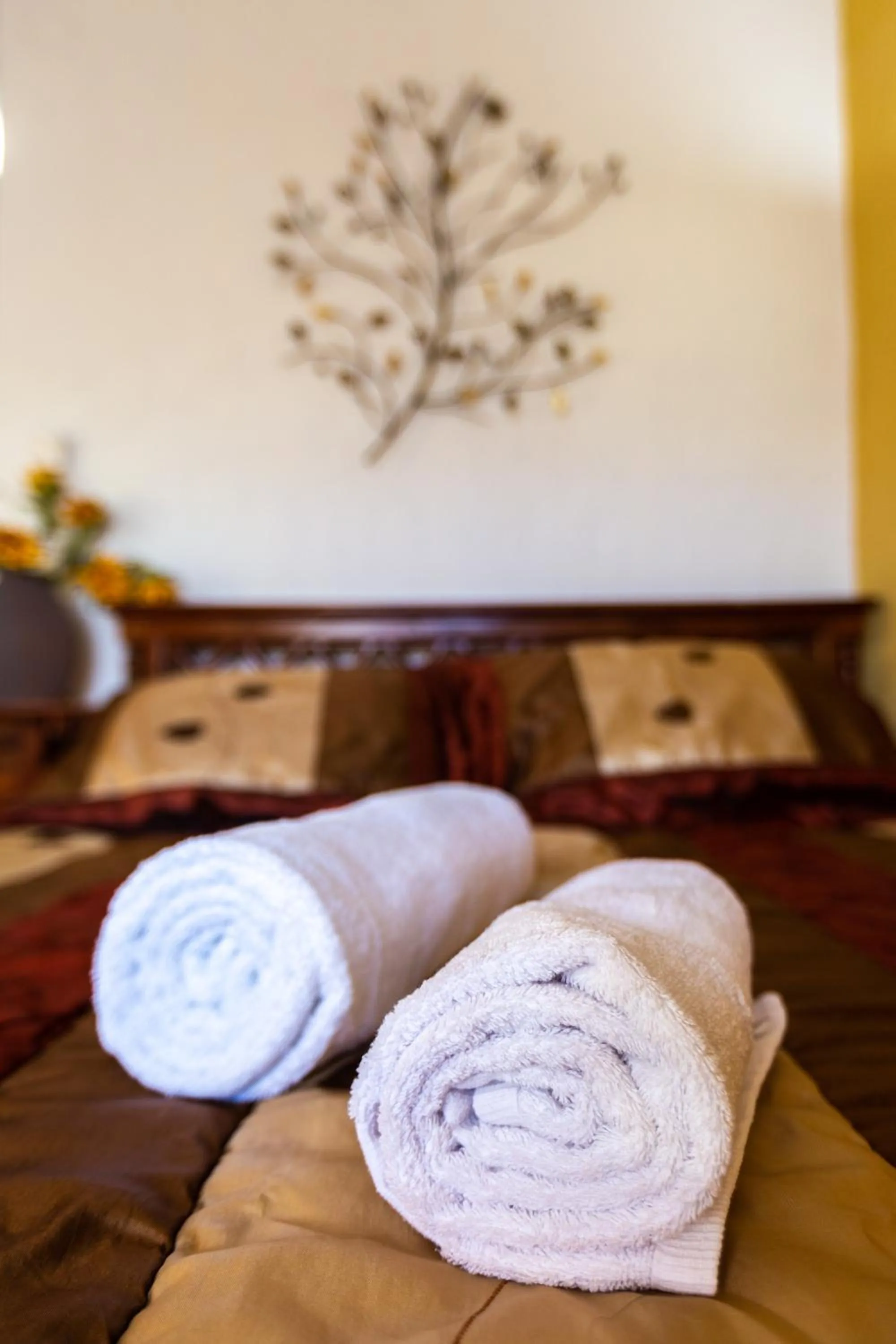 Bed in La Moara Boutique Hotel