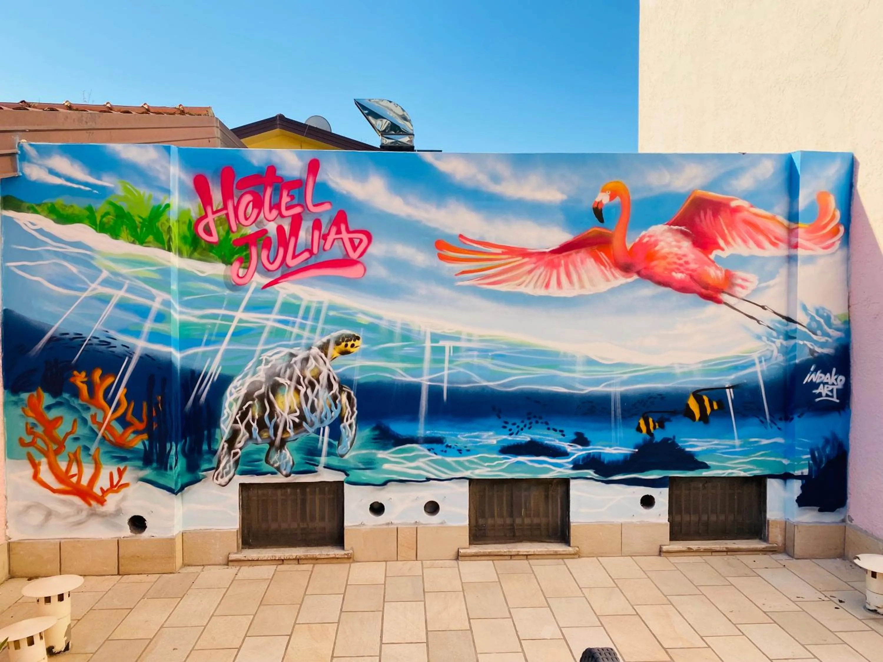 Decorative detail in Hotel Julia