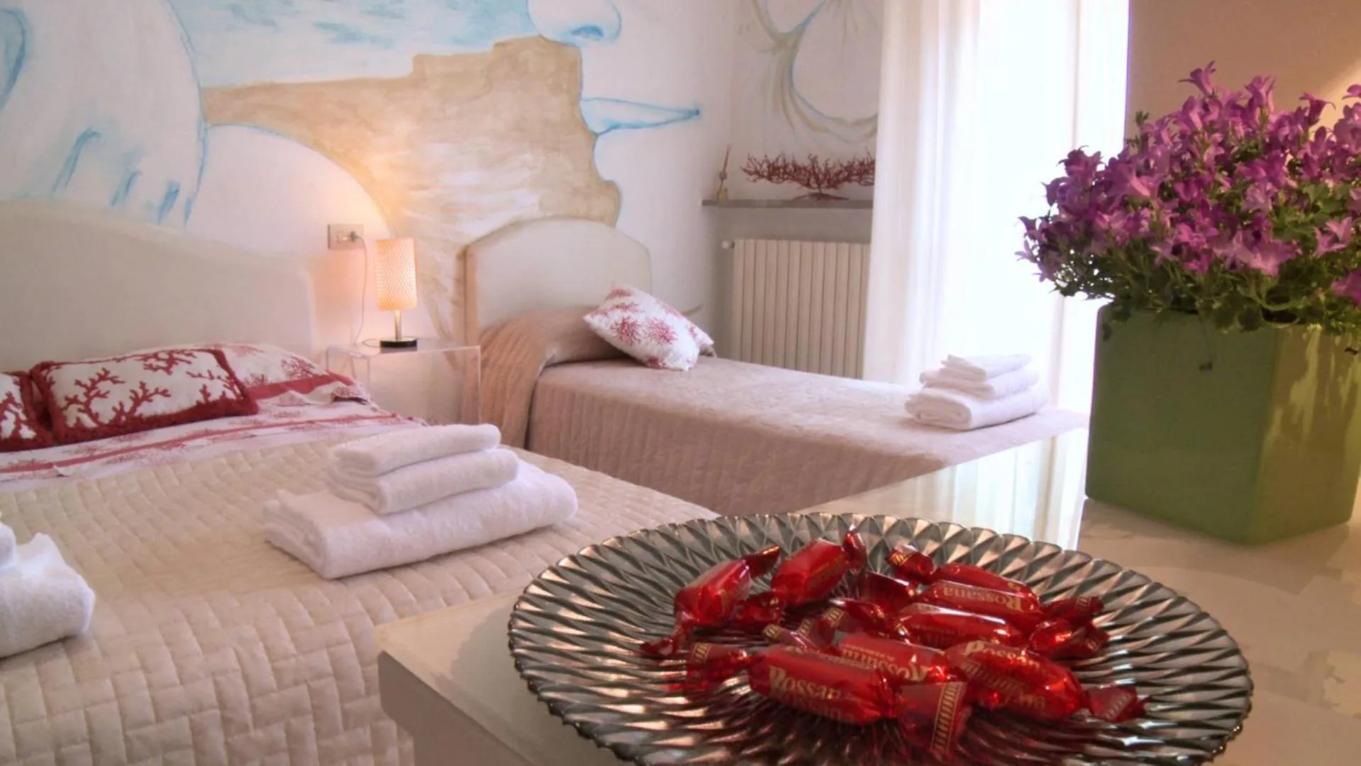 Decorative detail, Bed in Hotel Julia