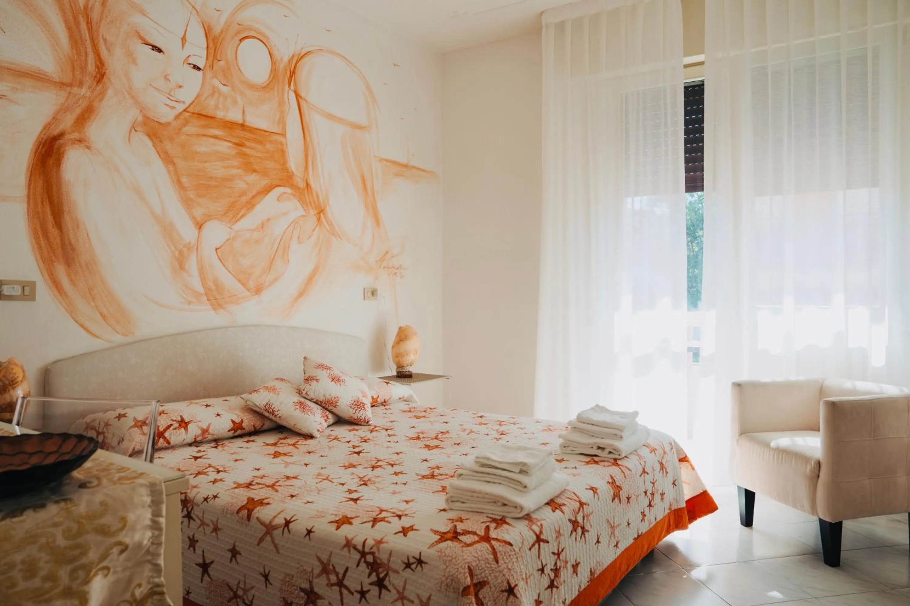 Bedroom, Bed in Hotel Julia