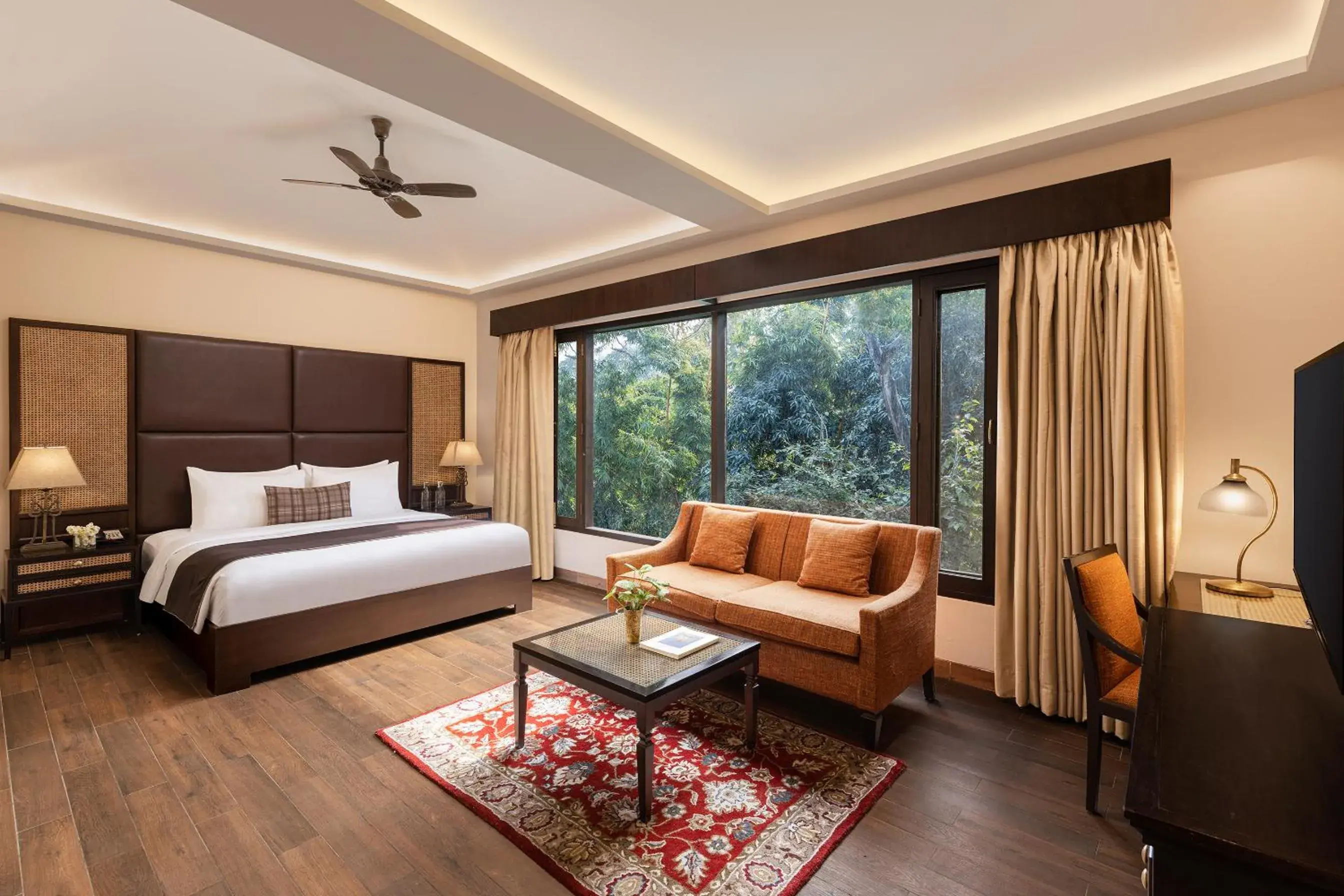 Superior Room King Bed Garden View - single occupancy in Taj Corbett Resort and Spa Uttarakhand Superior Room King Bed Garden View - single occupancy in Taj Corbett Resort and Spa Uttarakhand