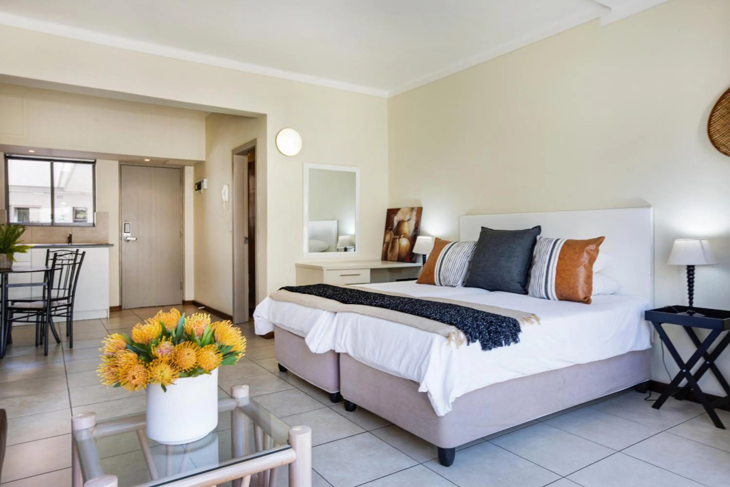 Bed in The Amalfi Boutique Hotel