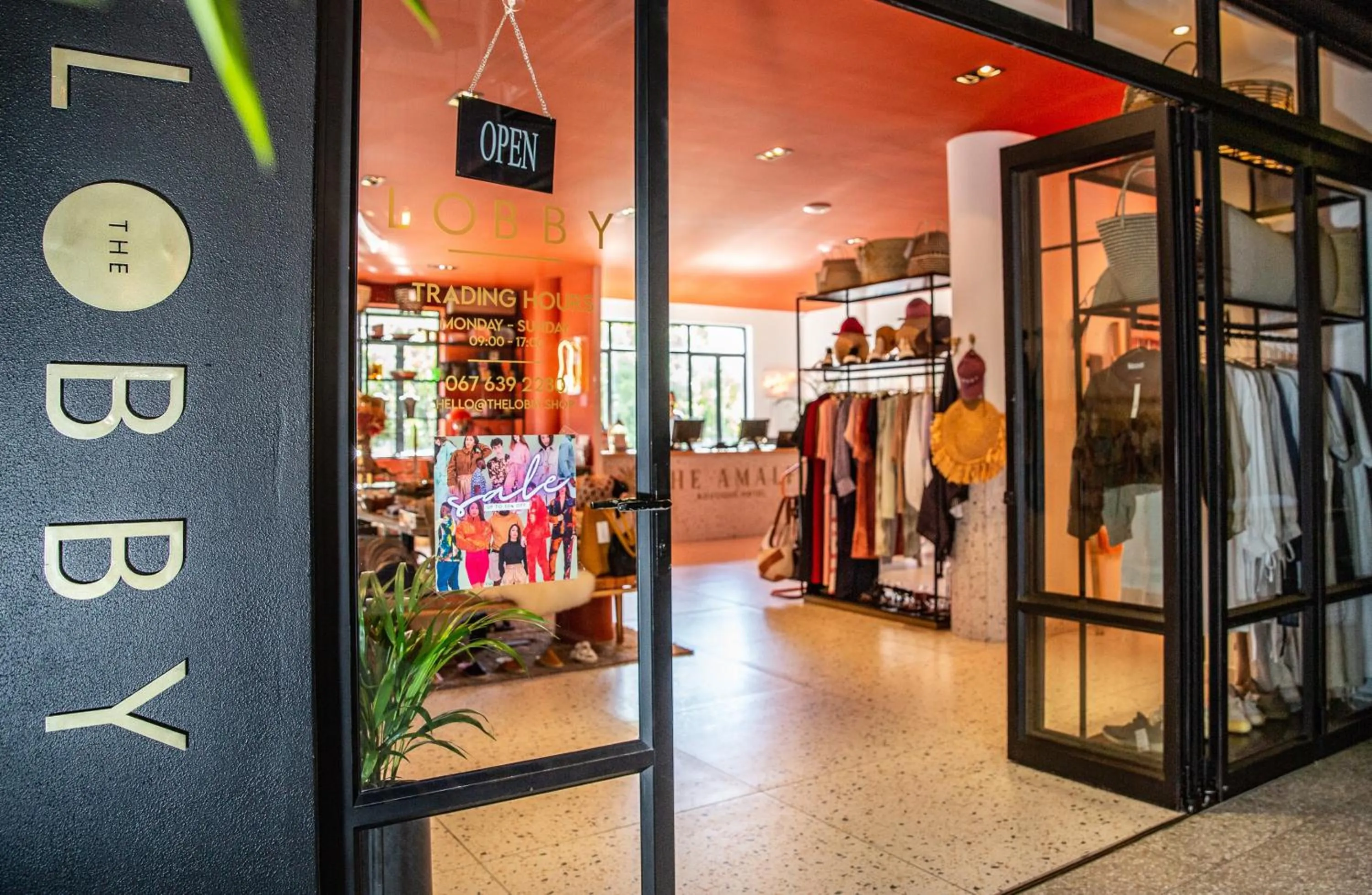 Lobby or reception in The Amalfi Boutique Hotel
