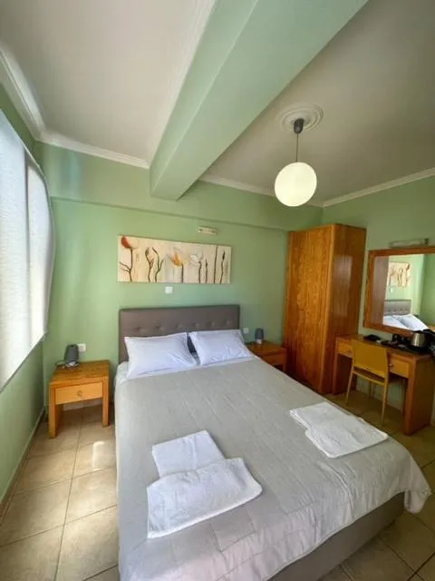 Bedroom, Bed in Antonia Apartments