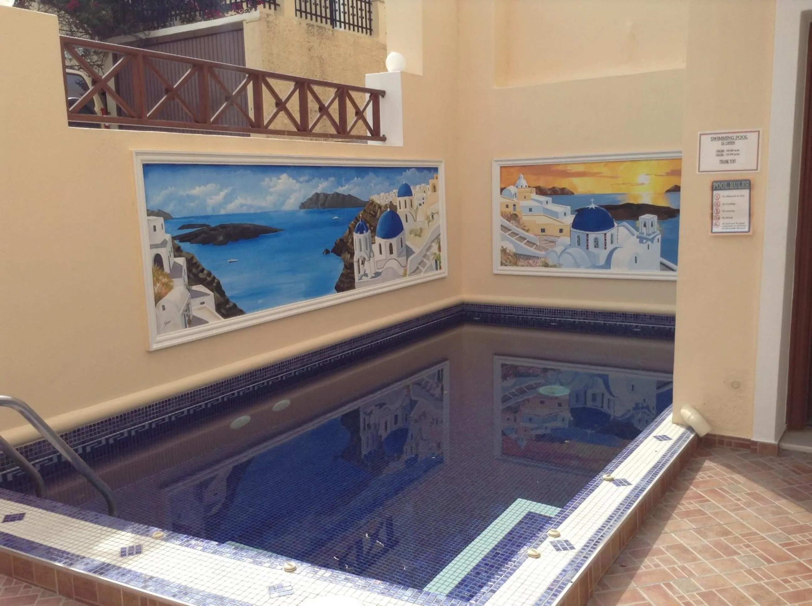 Swimming pool in Antonia Apartments