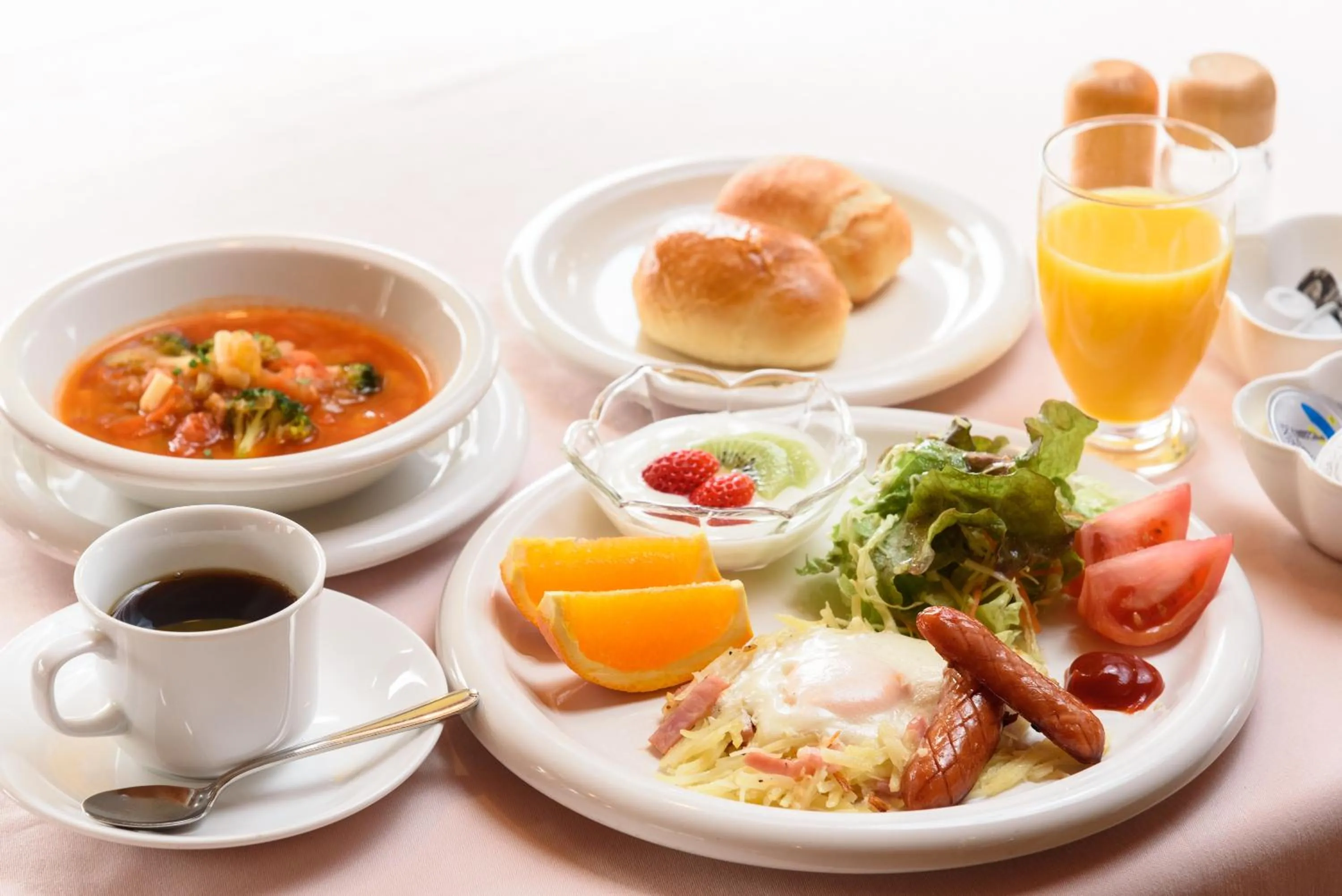 Breakfast in Ginga no Yado Kinoko2seigo