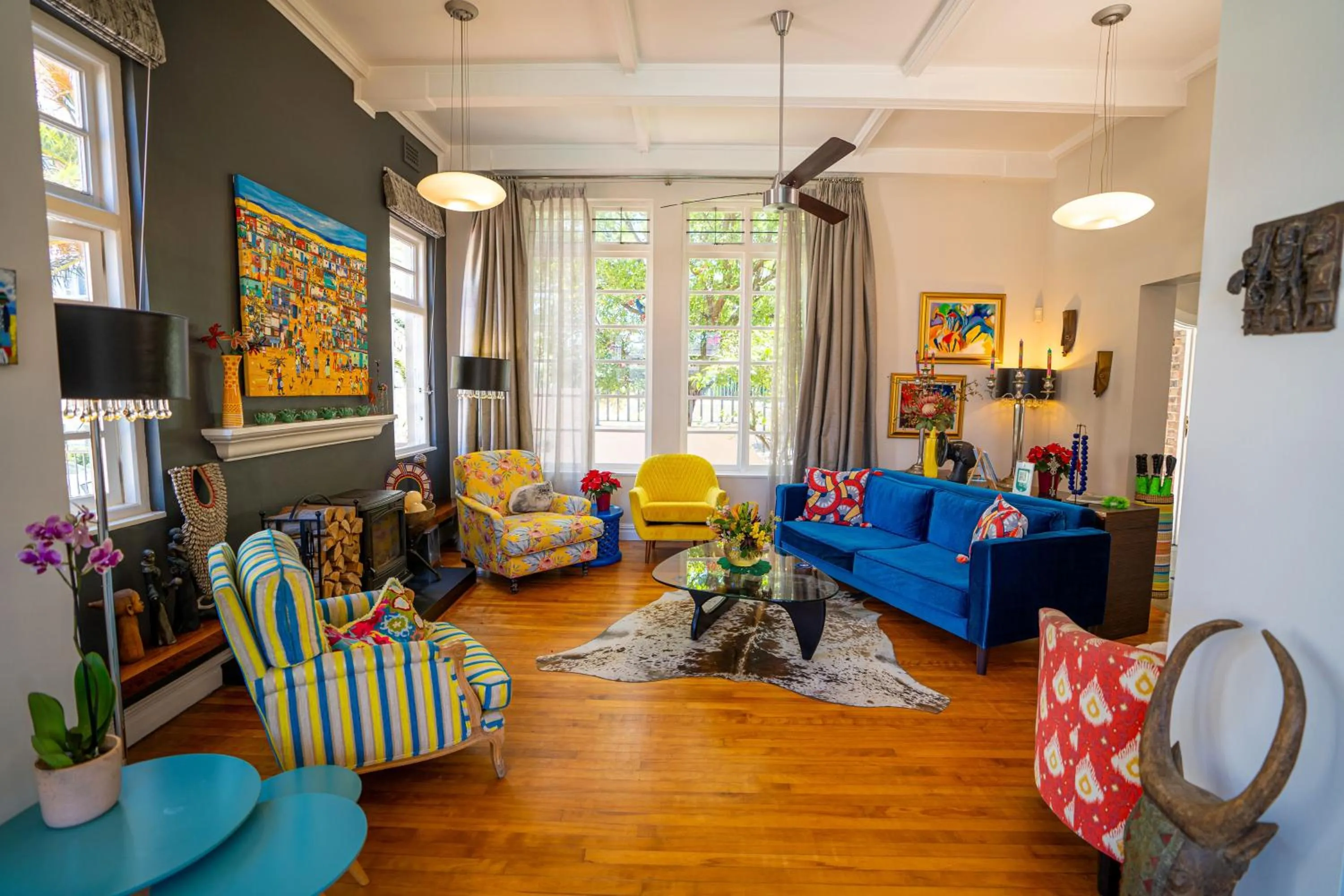 Seating area in Derwent House