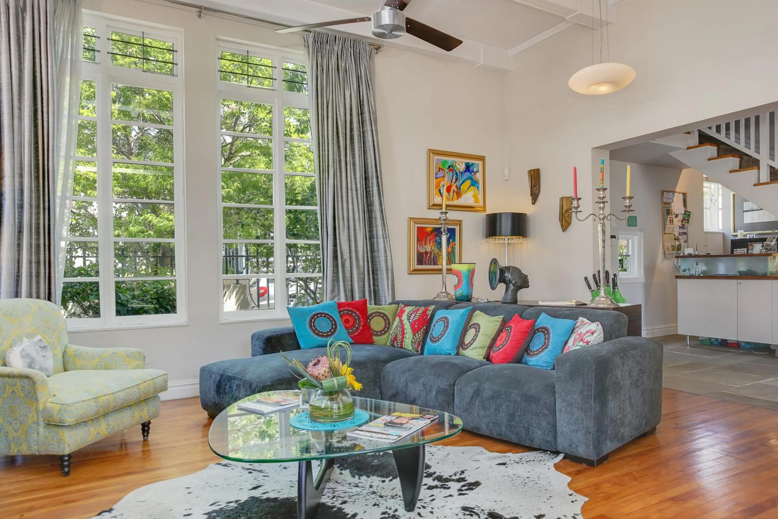 Living room in Derwent House