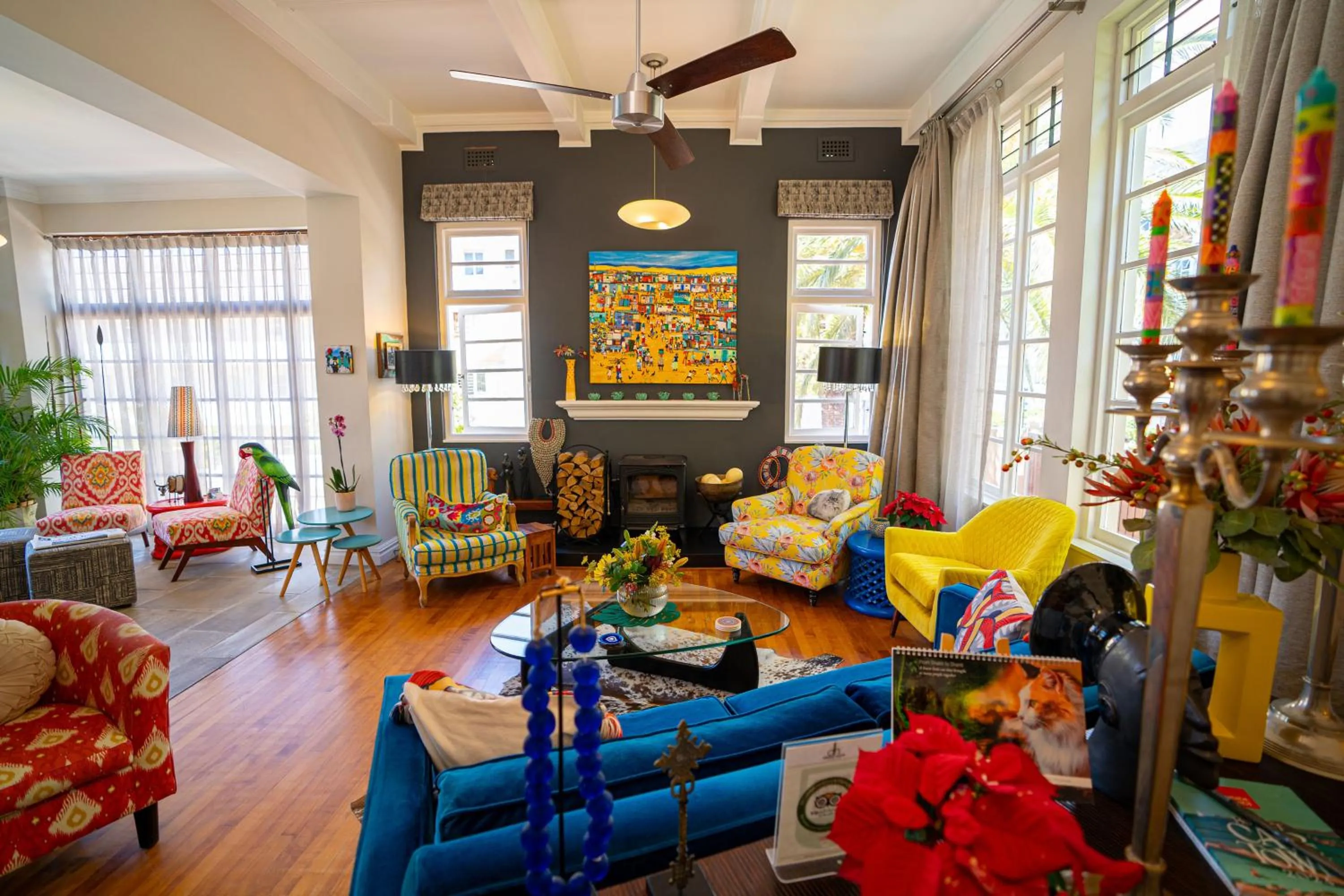 Seating area in Derwent House