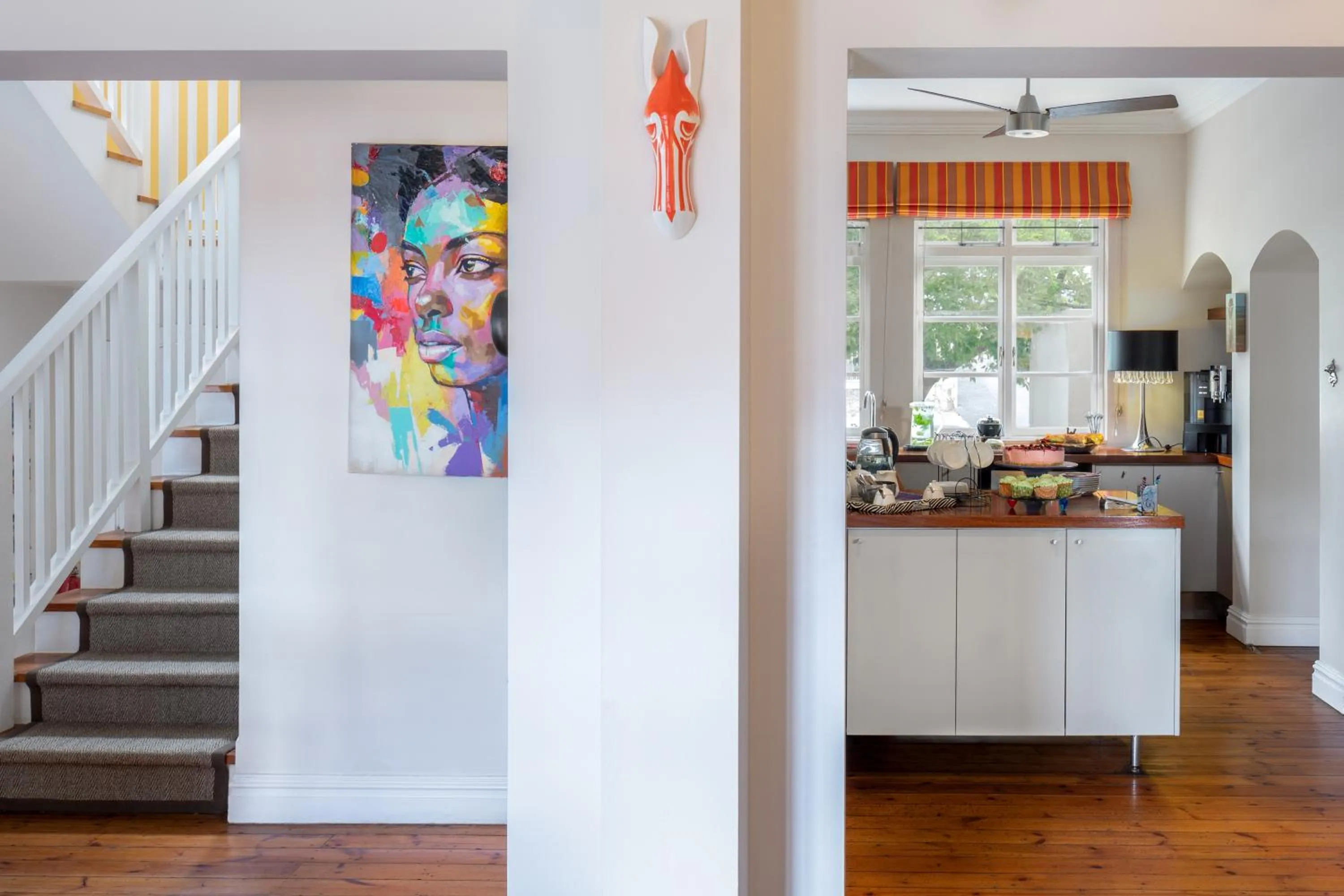 Communal kitchen in Derwent House