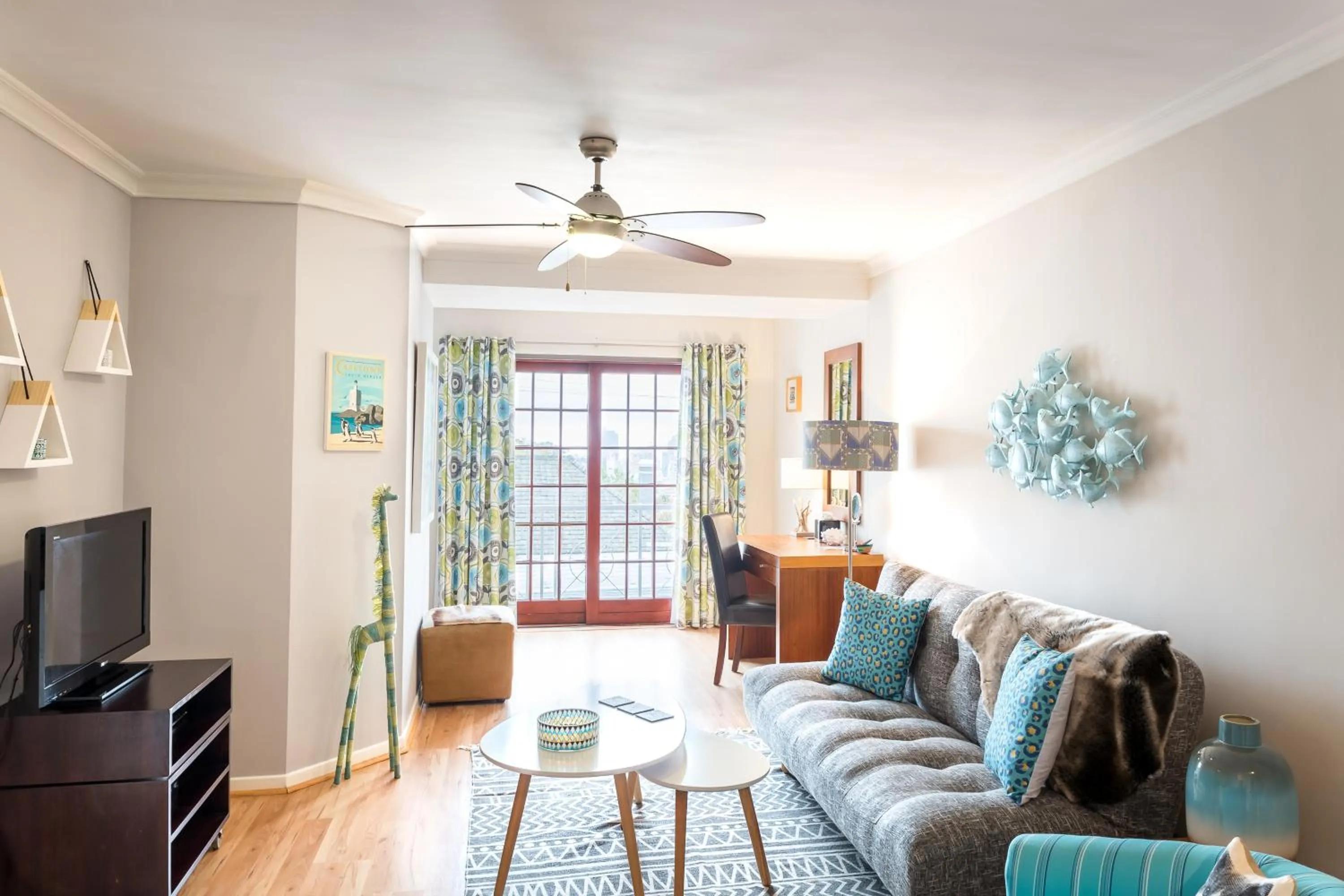 Living room in Derwent House