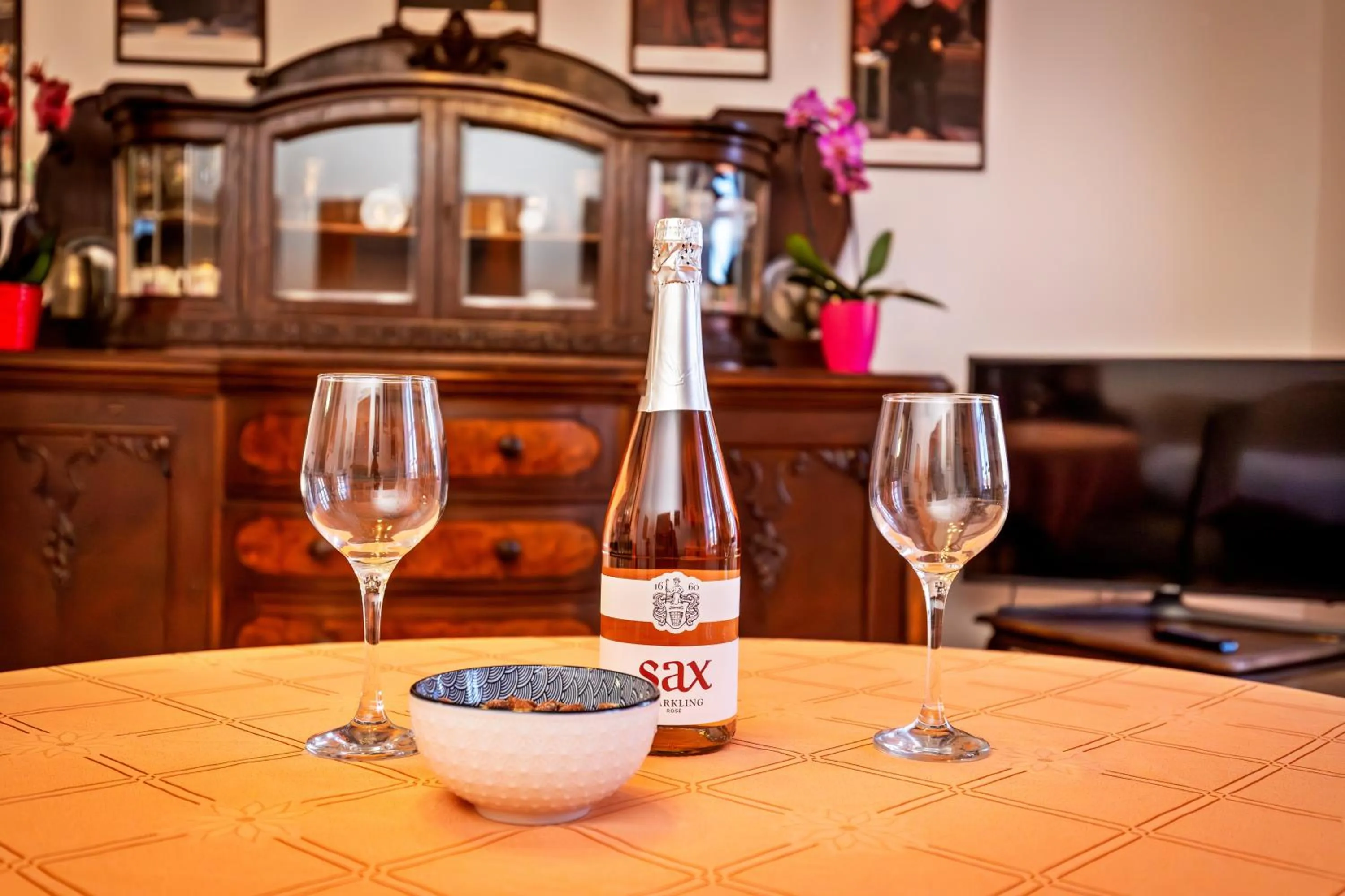 Living room in Pension Nostalgie - Minihotel