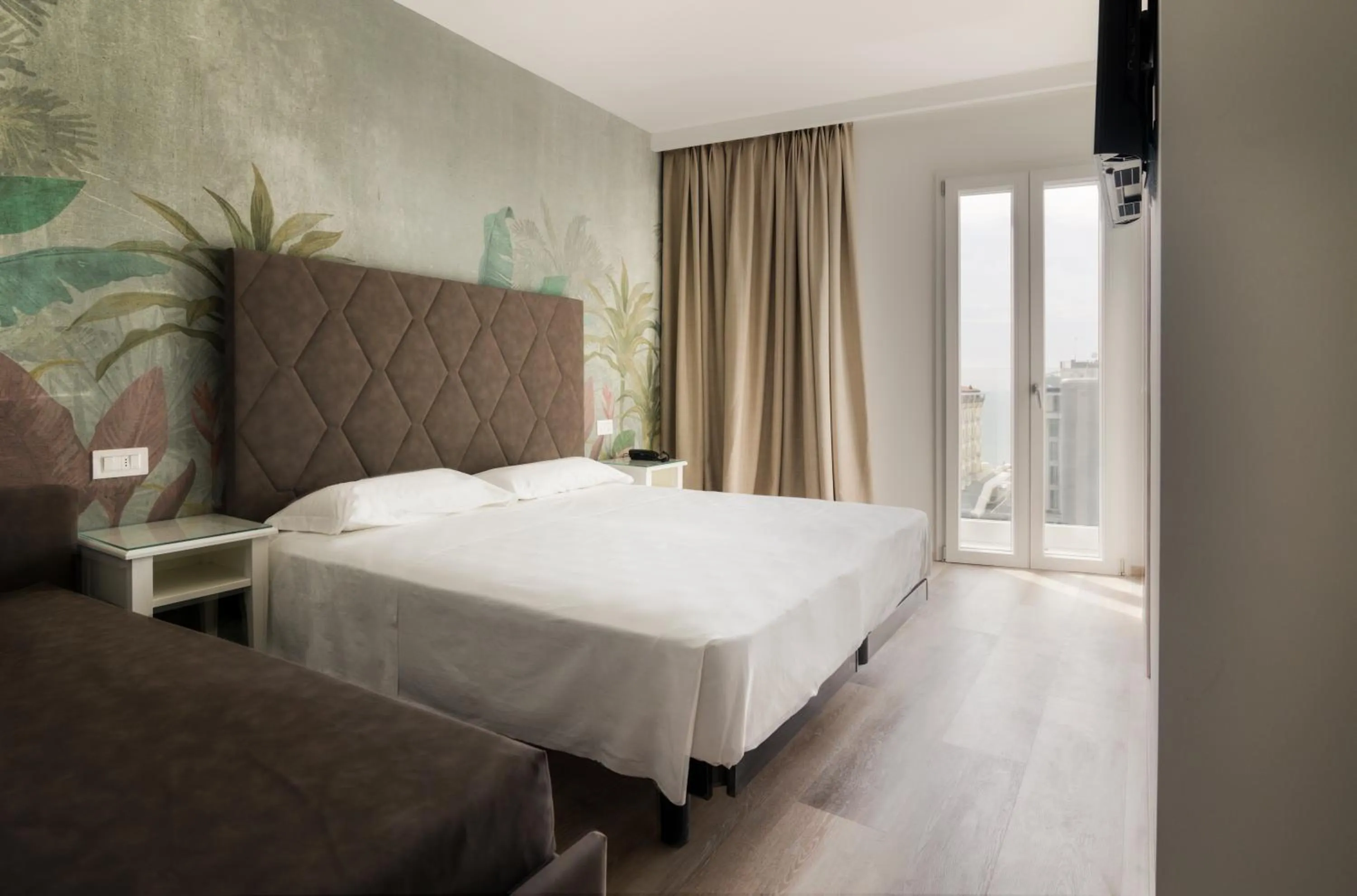 Bed in Hotel President