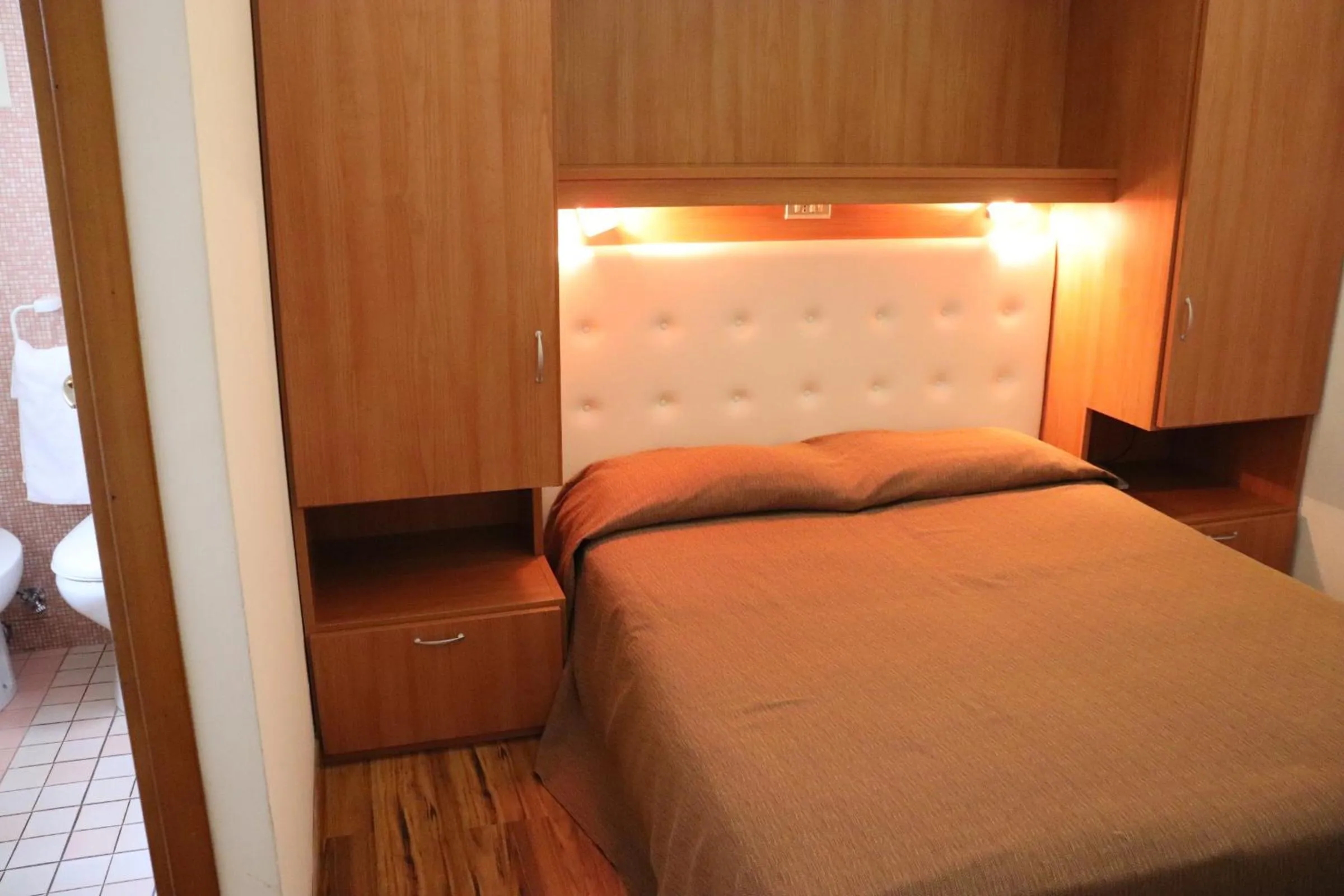 Bed in Hotel President