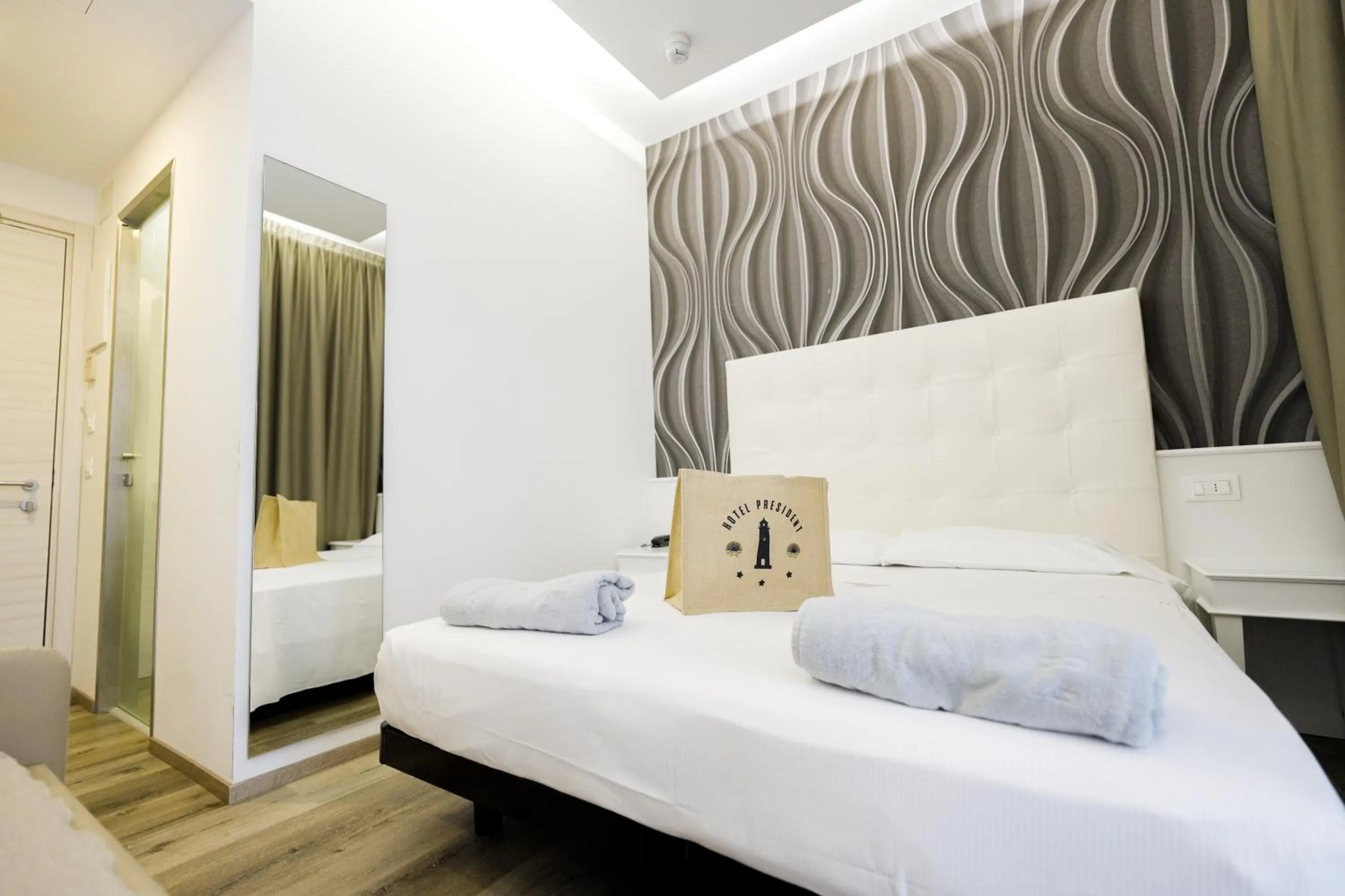 Bed in Hotel President