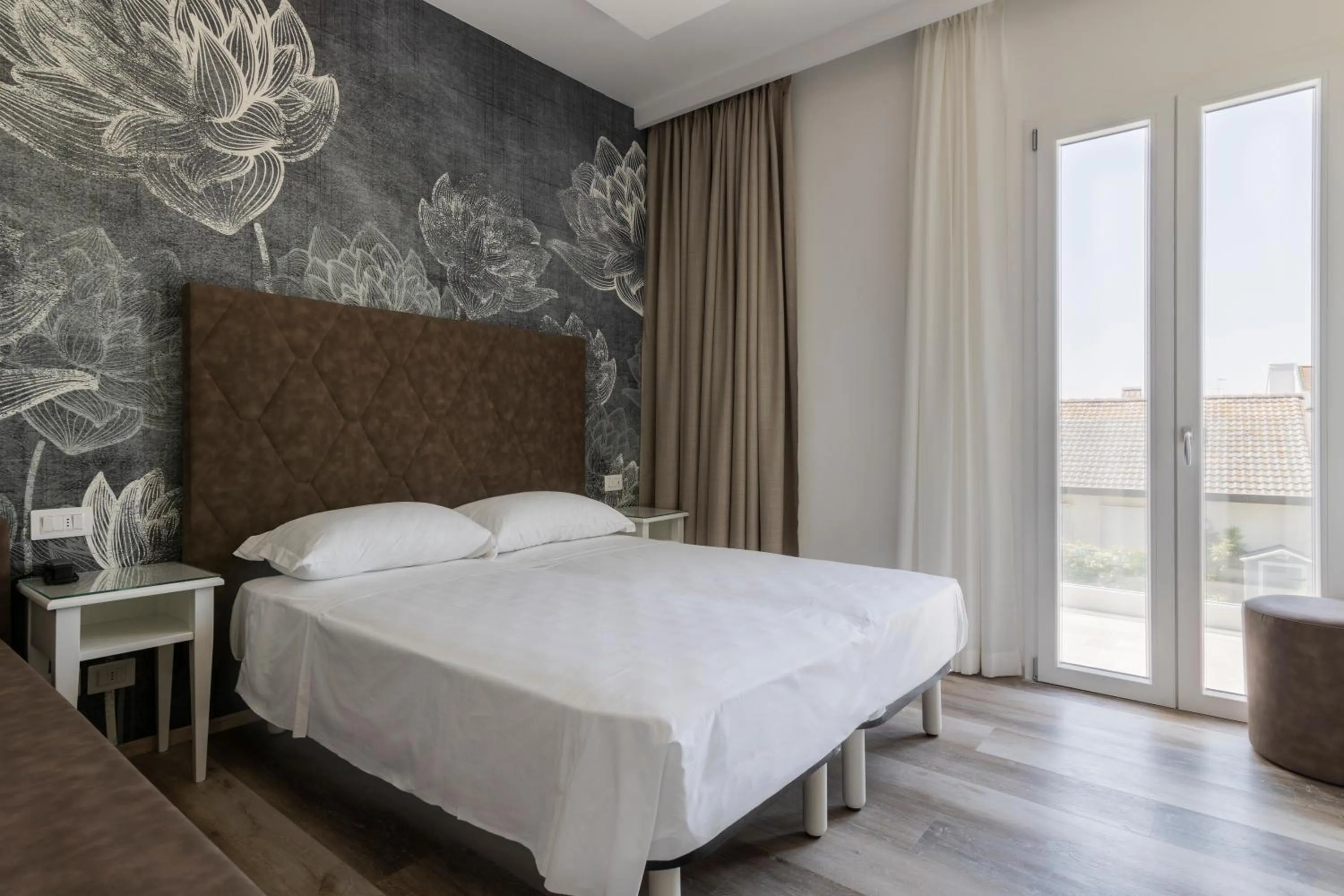 Bed in Hotel President