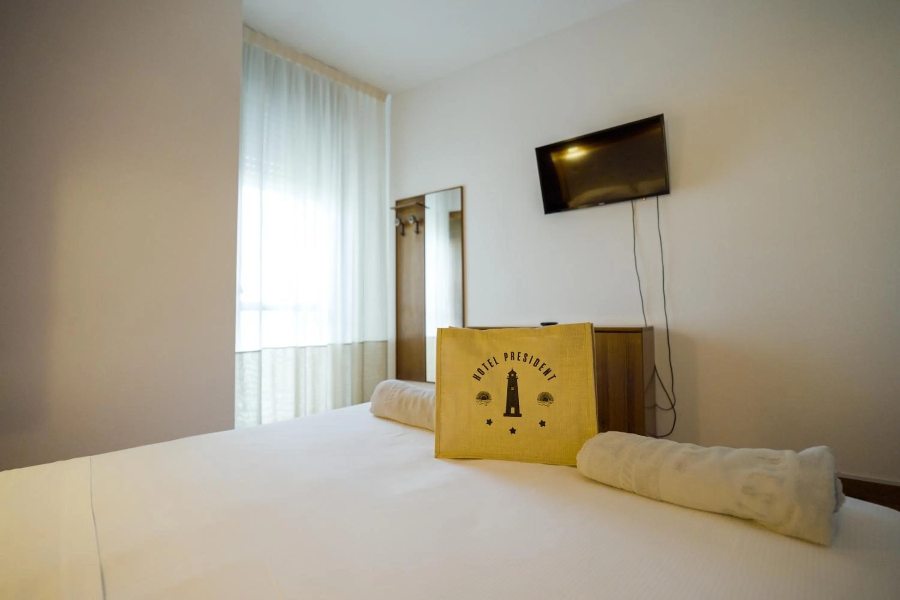 Bed in Hotel President