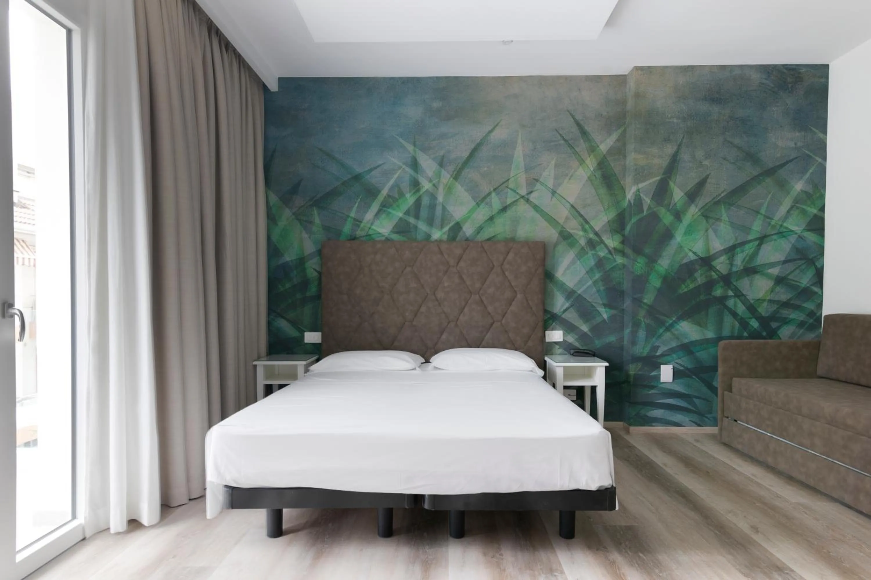 Bed in Hotel President