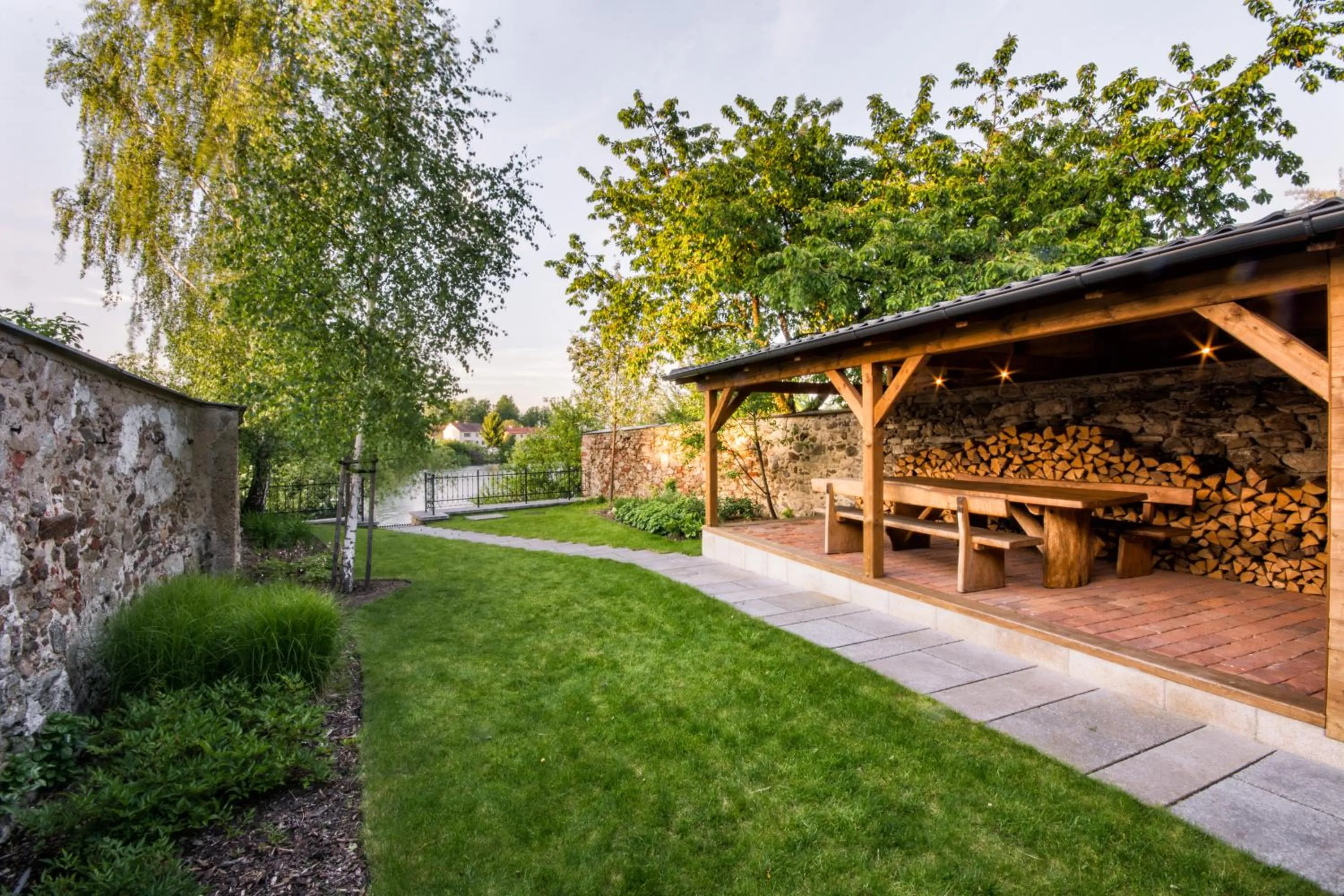 Garden in Apartmany Chornitzeruv dum