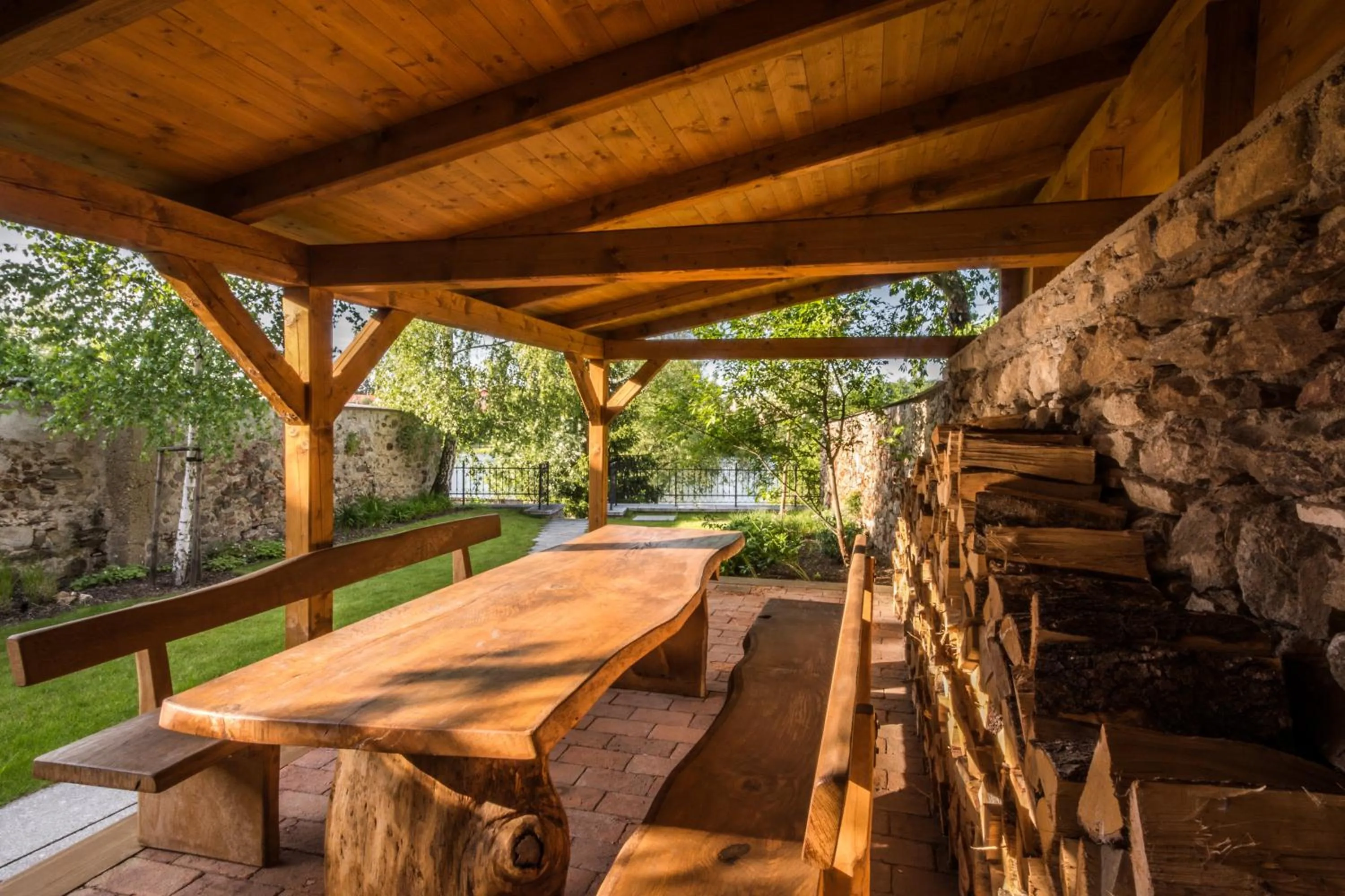 Garden in Apartmany Chornitzeruv dum