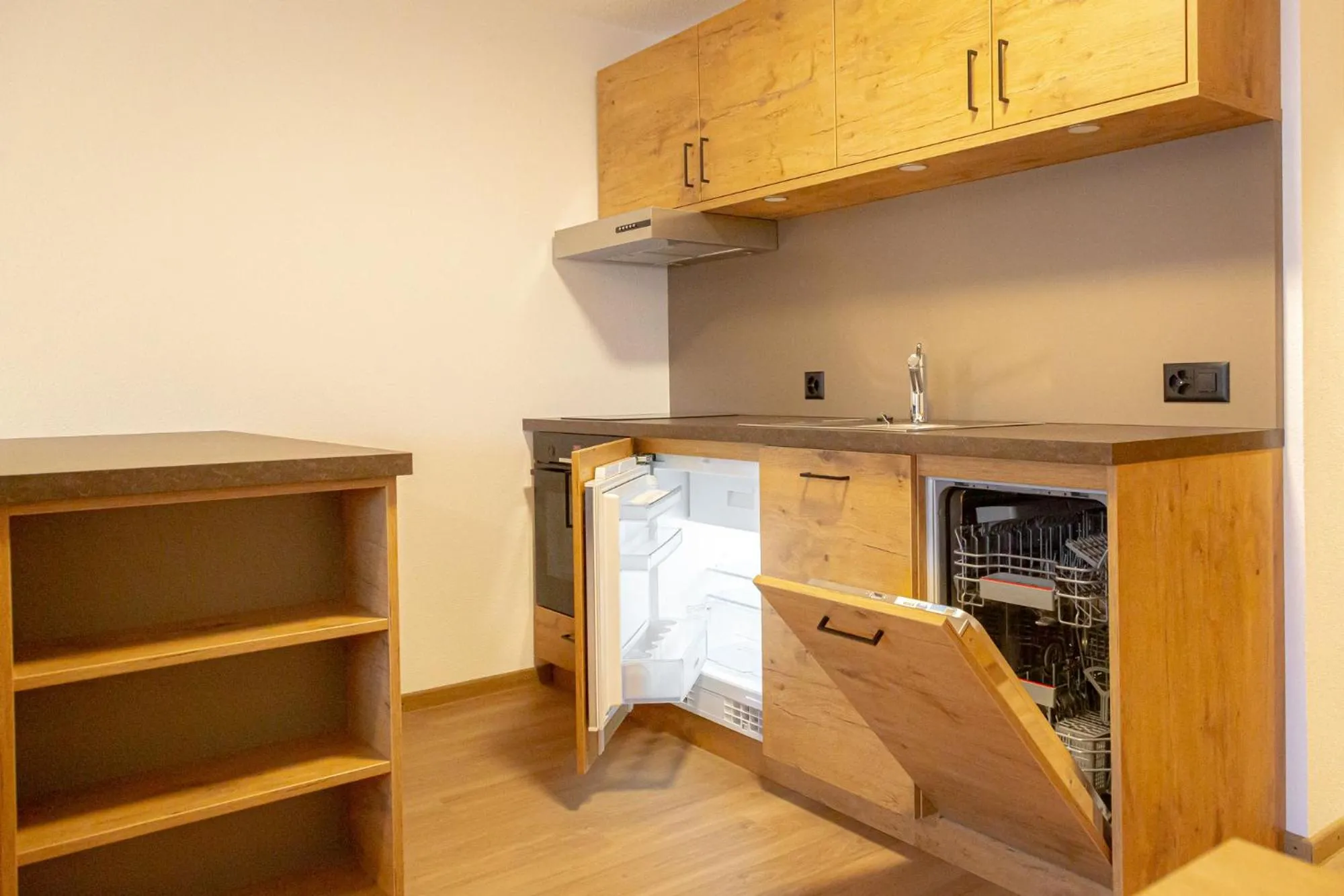 Kitchen or kitchenette in Hotel Olympica