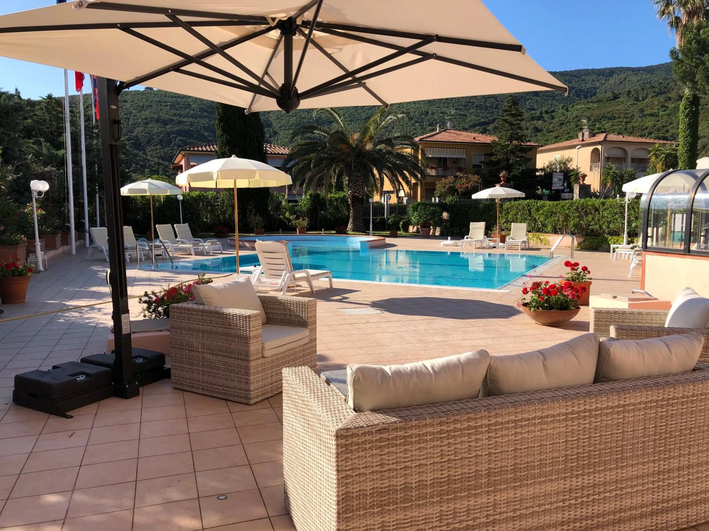 Pool view in Arthotel Gabbiano Azzurro Due