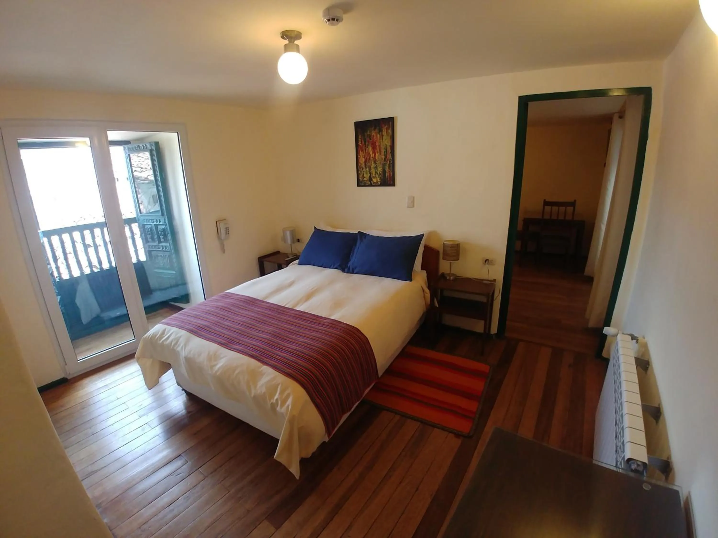 Bed in Hostal Corihuasi