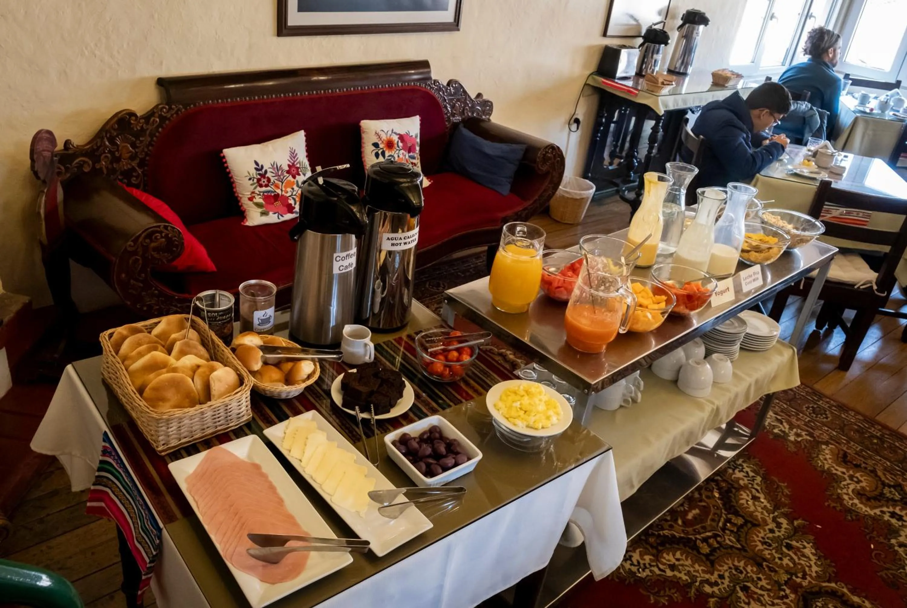 Breakfast in Hostal Corihuasi