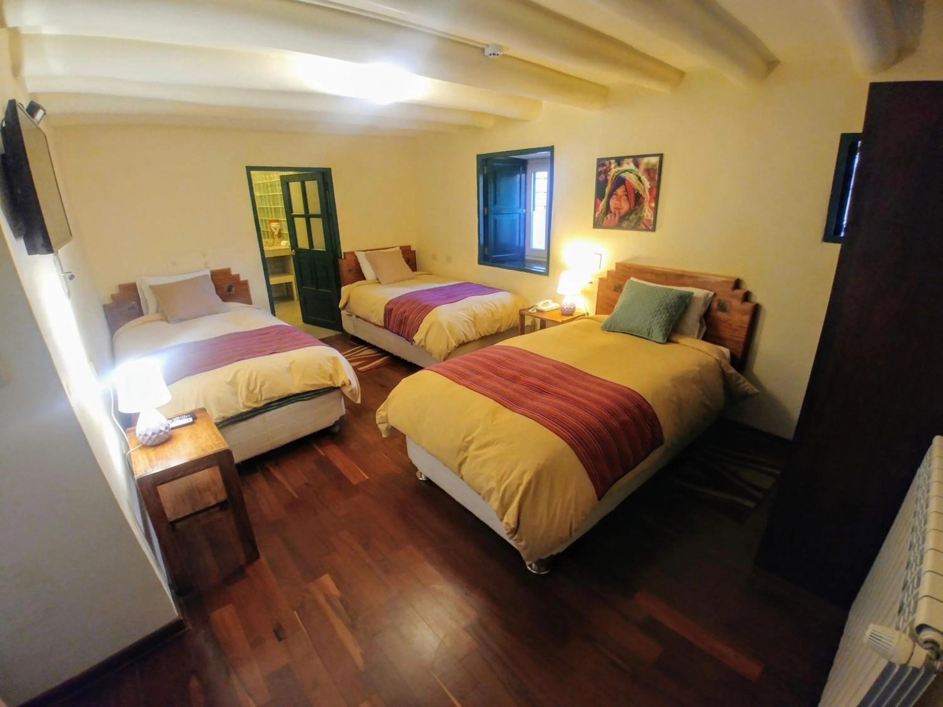 Photo of the whole room, Bed in Hostal Corihuasi