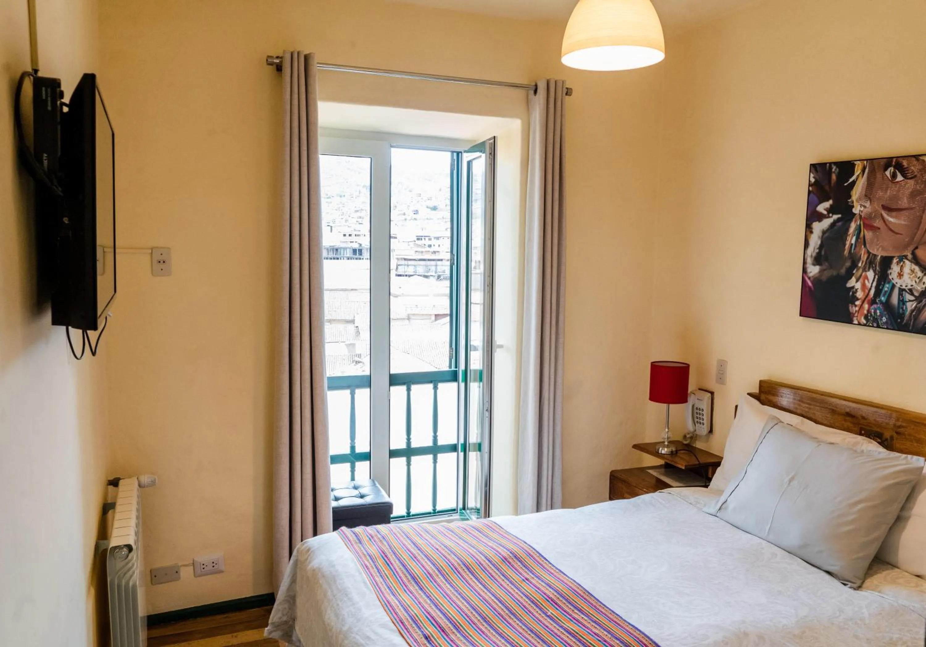 Photo of the whole room, Bed in Hostal Corihuasi