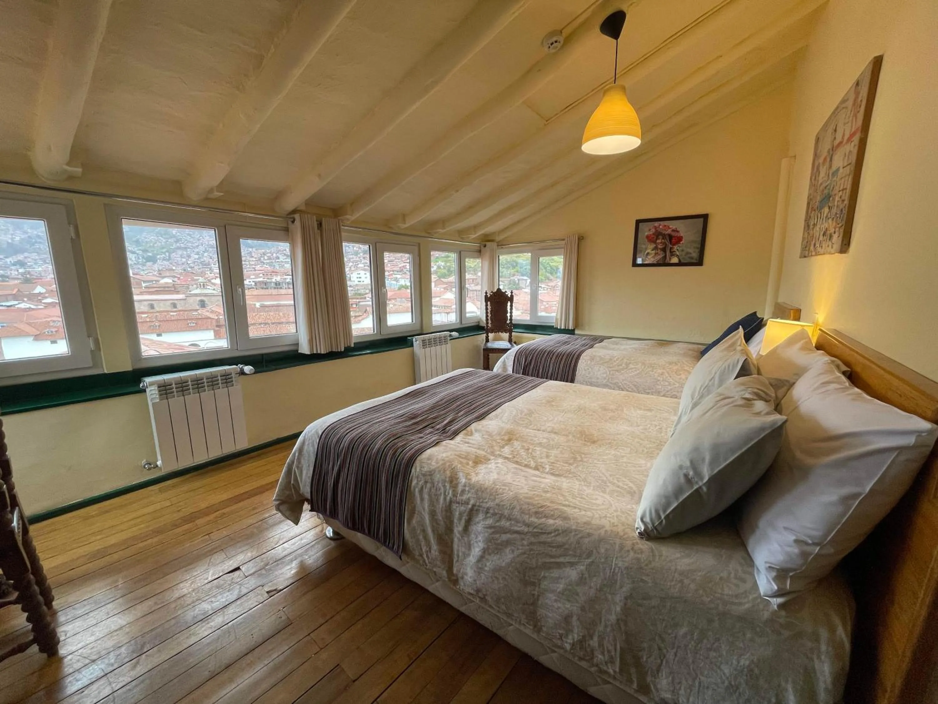 Photo of the whole room, Bed in Hostal Corihuasi