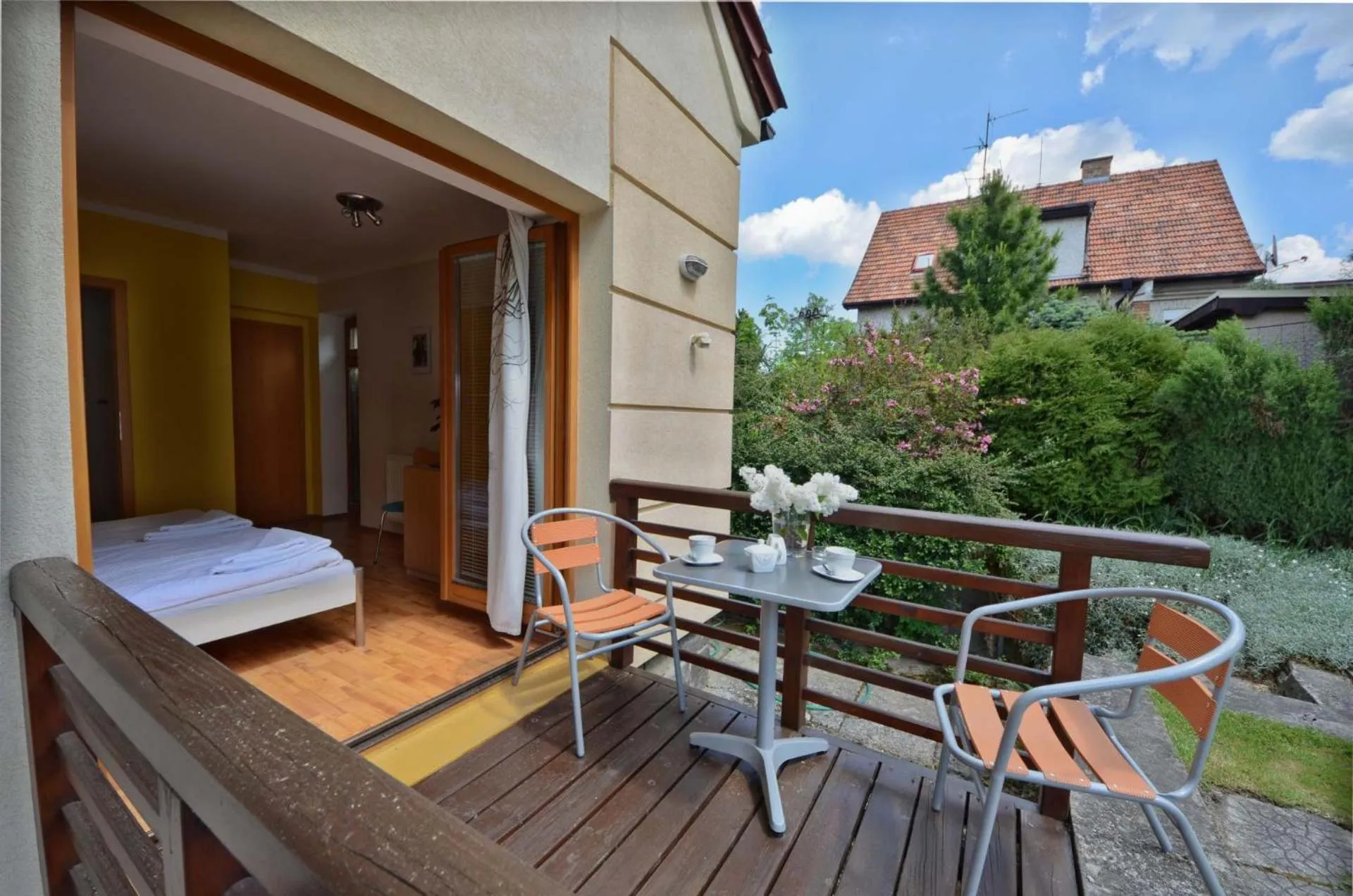 Balcony/Terrace in Hotel Garni Pod Skalkou