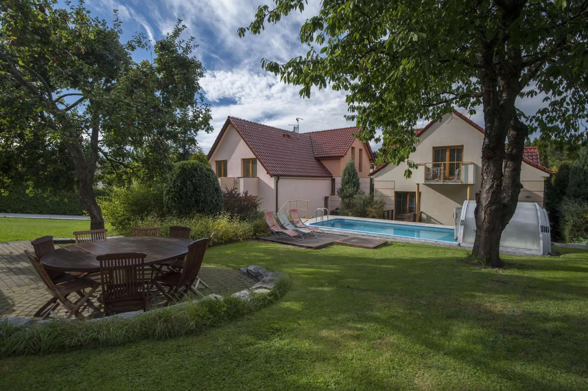 Garden in Hotel Garni Pod Skalkou