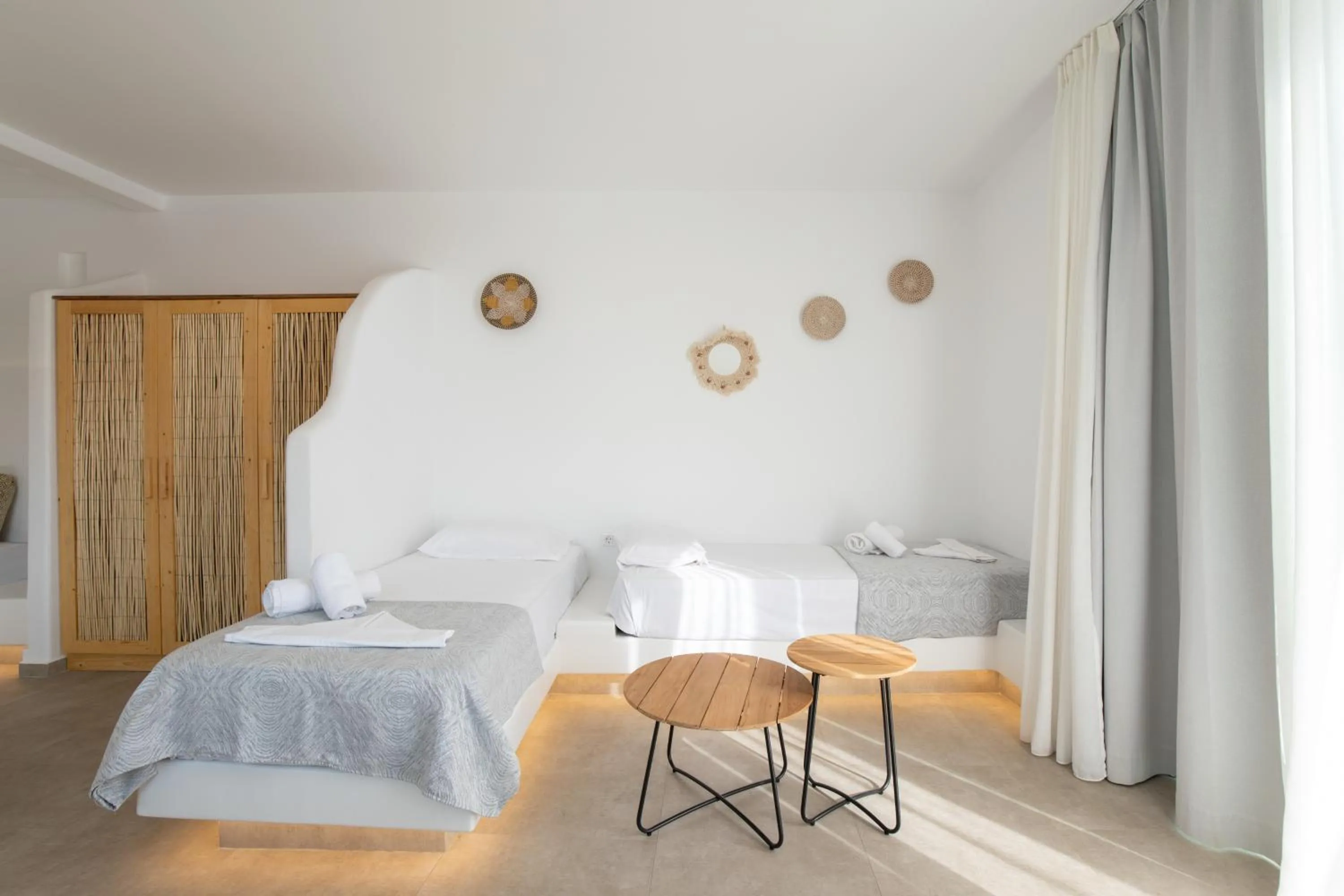 Bed in Alexandros Mykonos