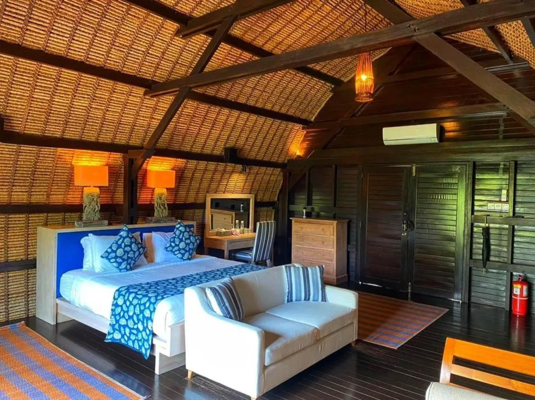 Bed in Kudat Riviera Exclusive Beach Villas