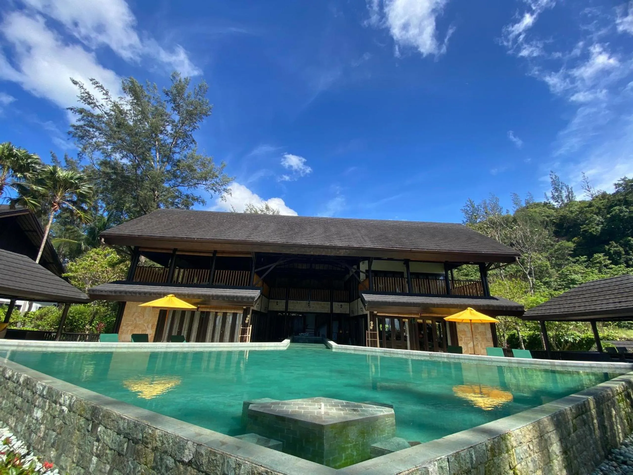 Pool view in Kudat Riviera Exclusive Beach Villas