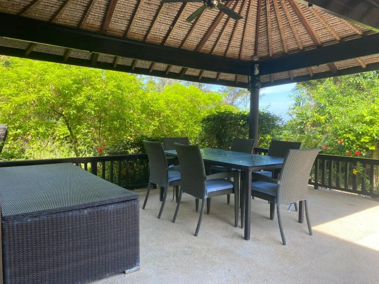 Seating area in Kudat Riviera Exclusive Beach Villas