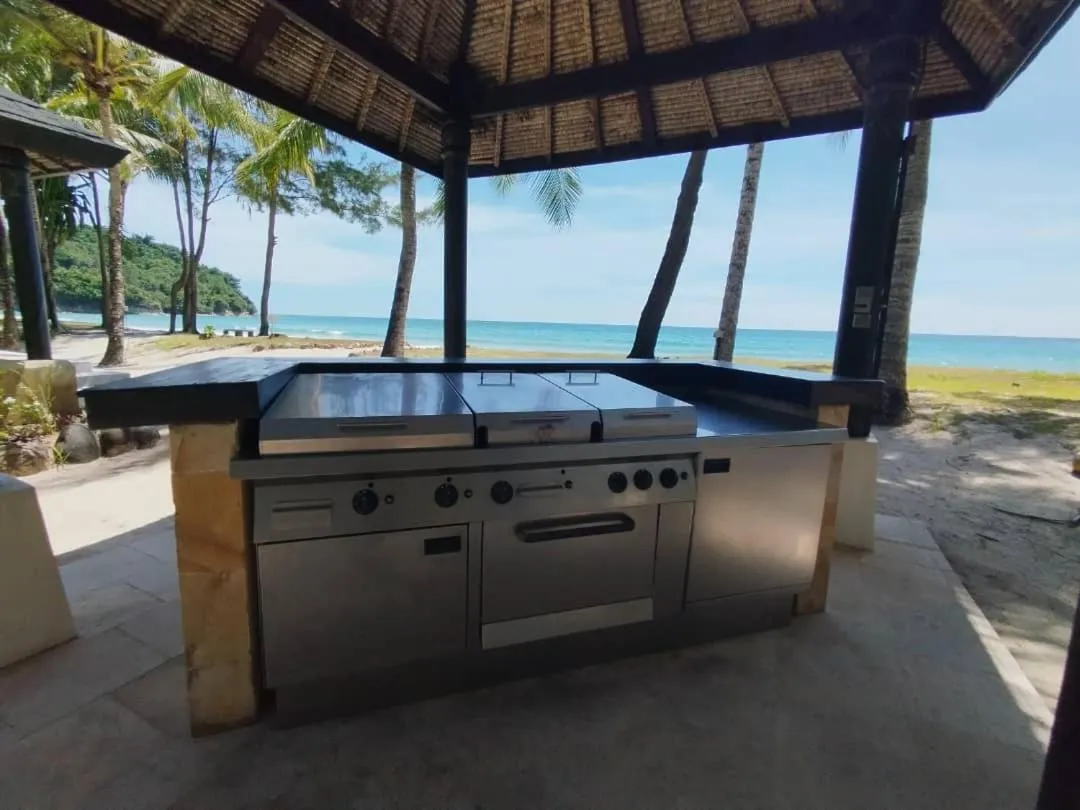BBQ facilities in Kudat Riviera Exclusive Beach Villas