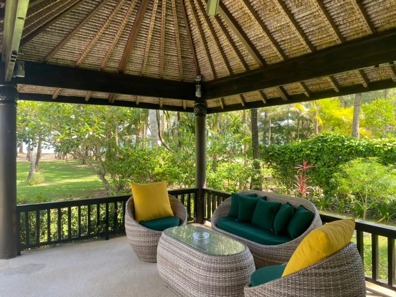 Seating area in Kudat Riviera Exclusive Beach Villas