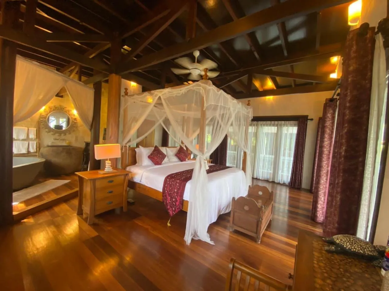 Bed in Kudat Riviera Exclusive Beach Villas