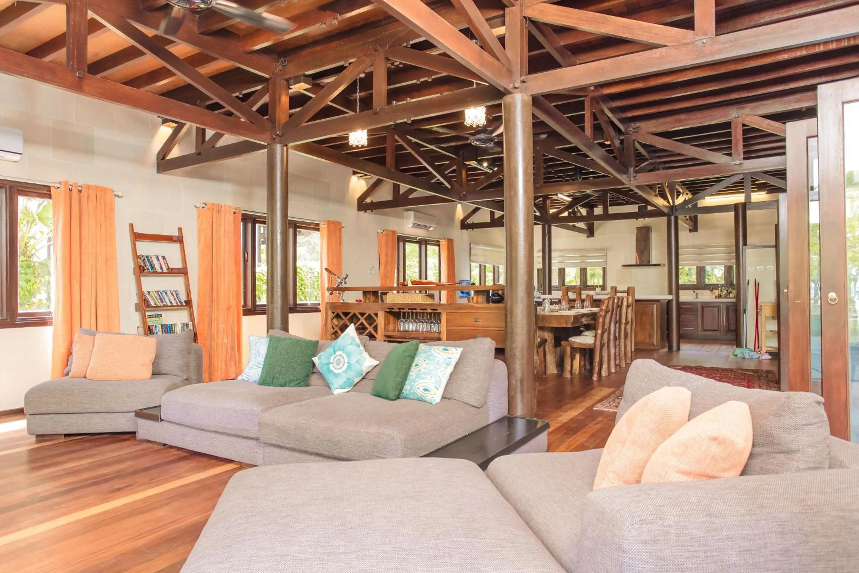 Living room in Kudat Riviera Exclusive Beach Villas