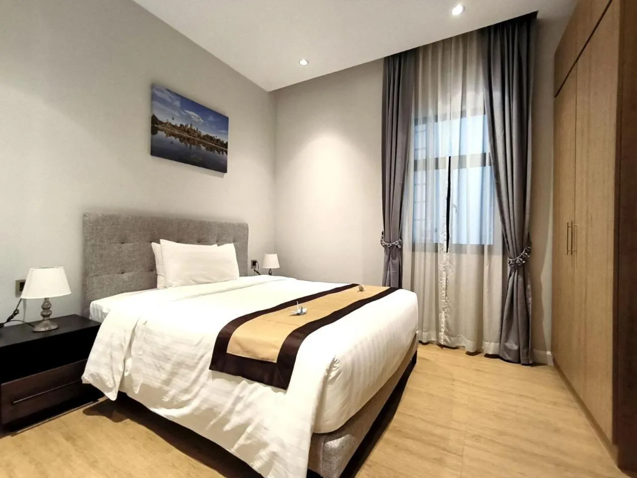 Bed in The View Serviced Residence 豪景日式酒店公寓