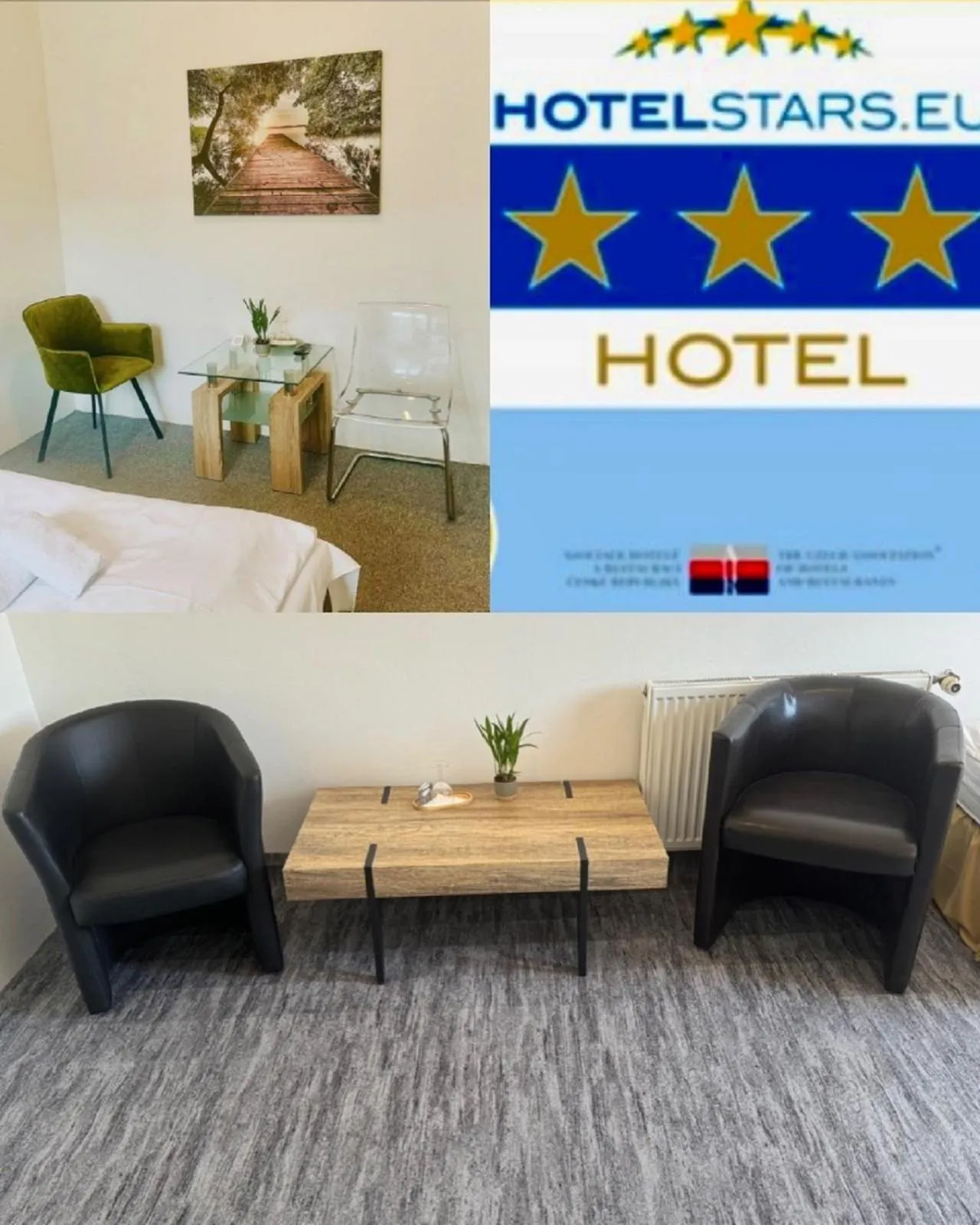 Bed in Hotel Admiral