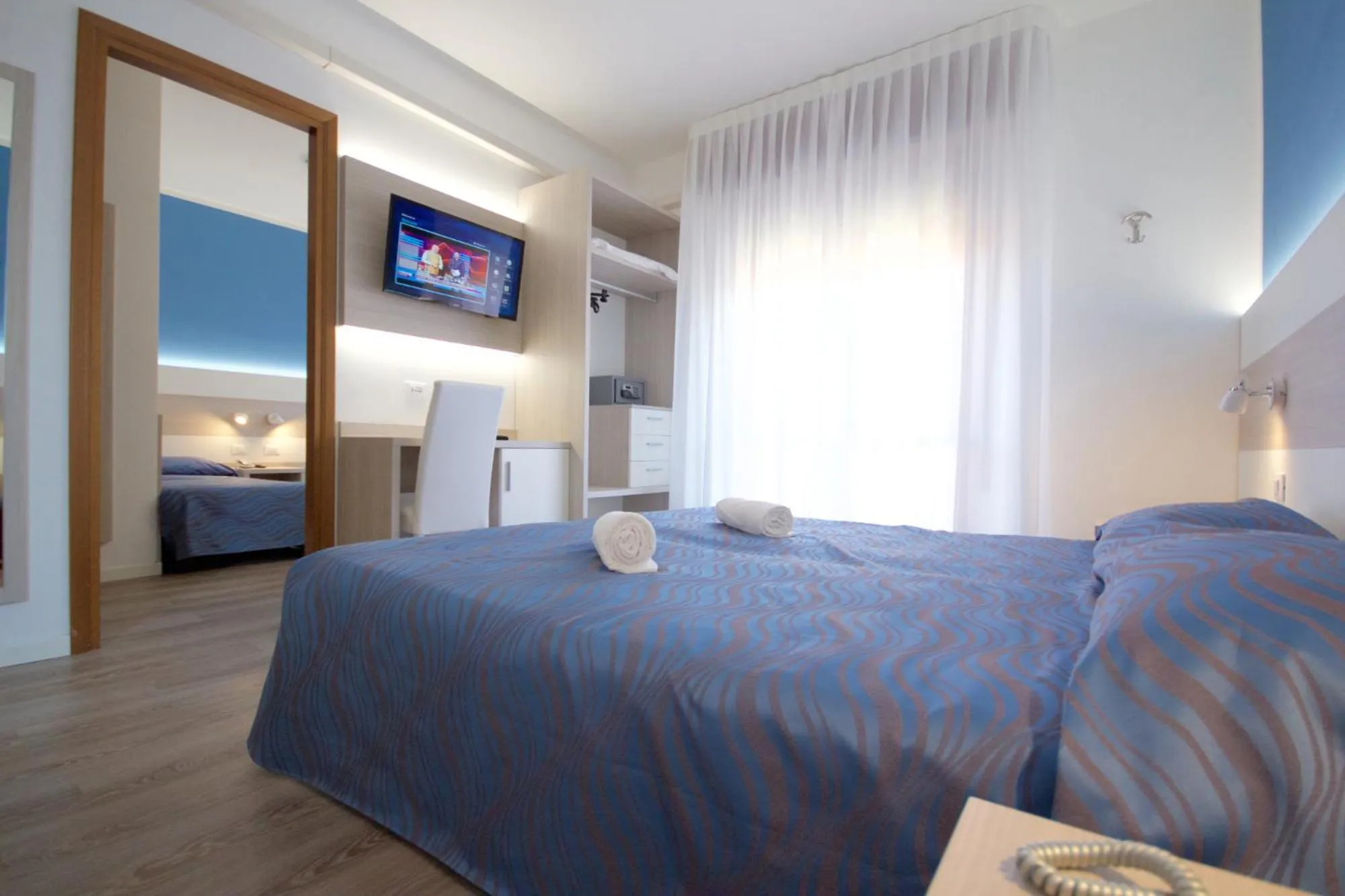 Bed in Hotel Serenella