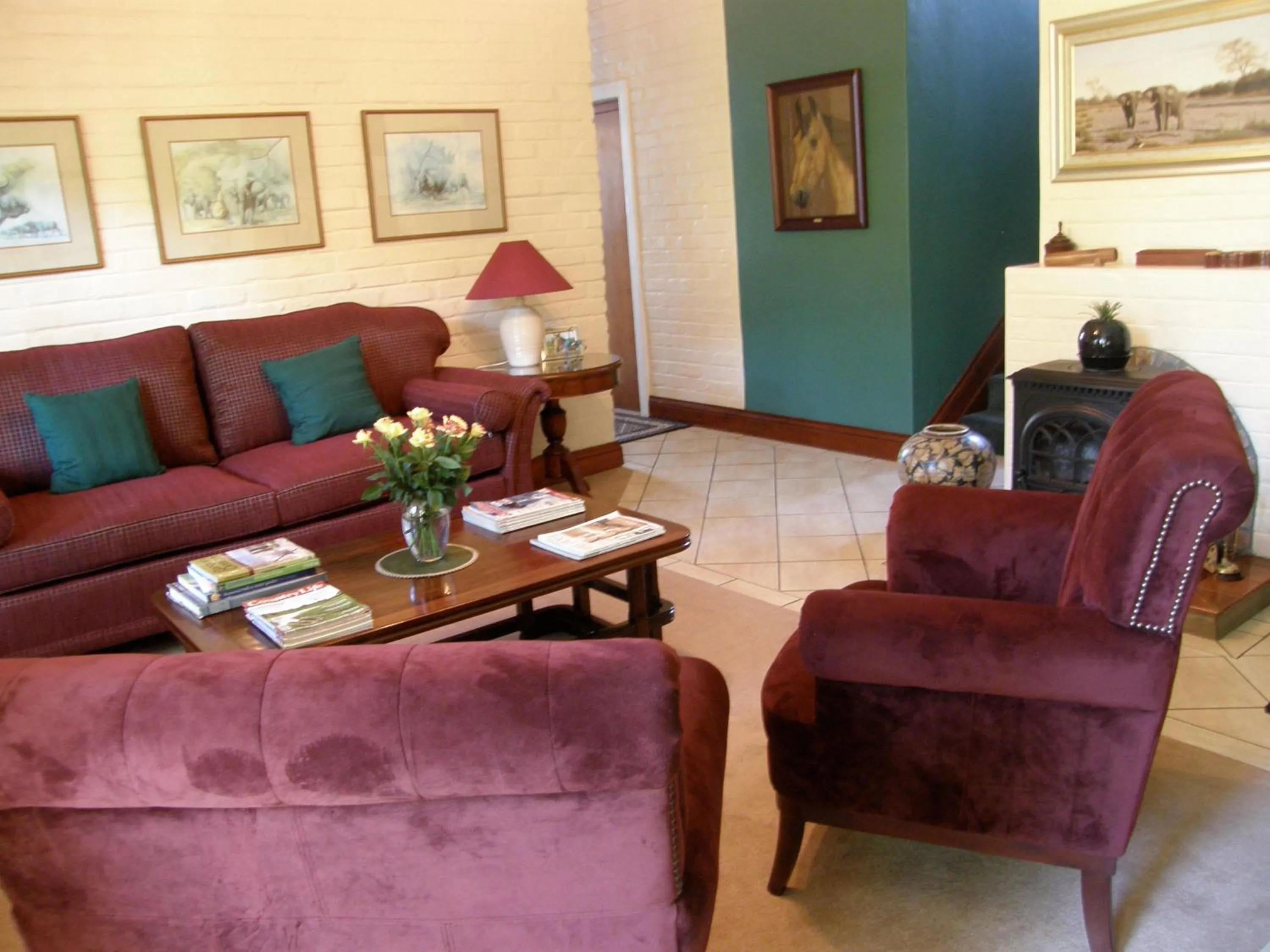 Living room in Edenwood House