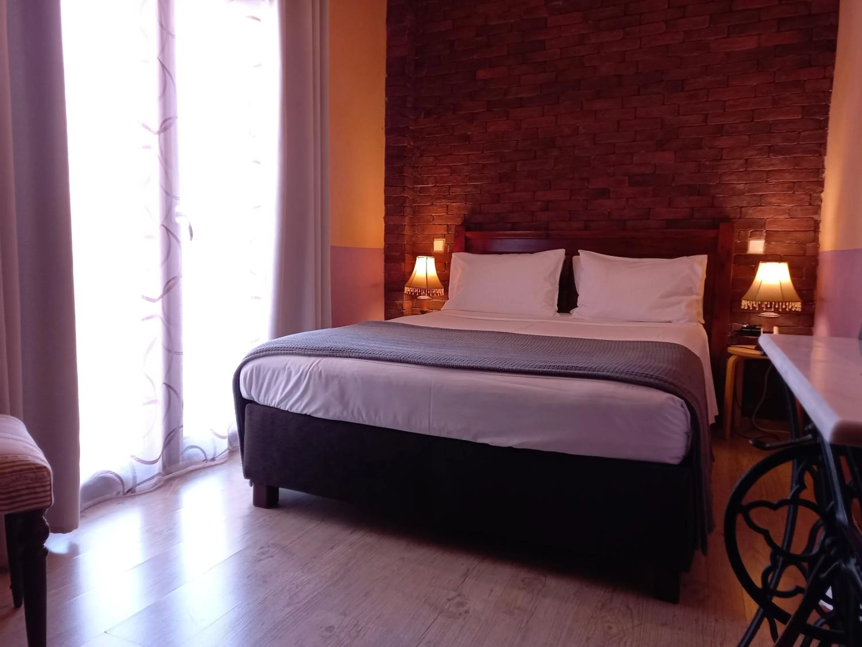 Bed in Mythos Guesthouse