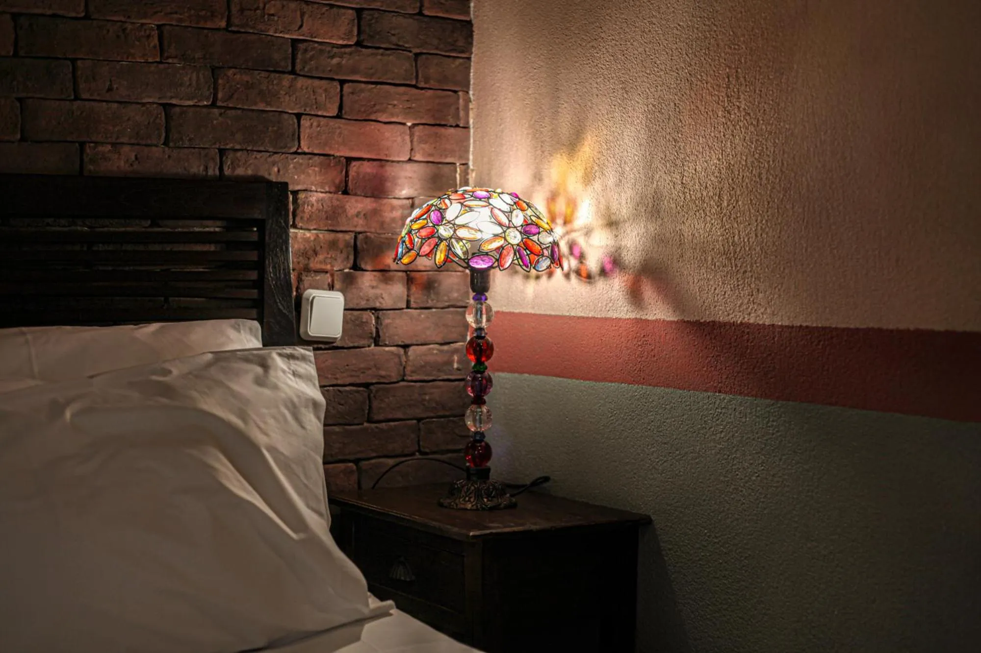 Bed in Mythos Guesthouse