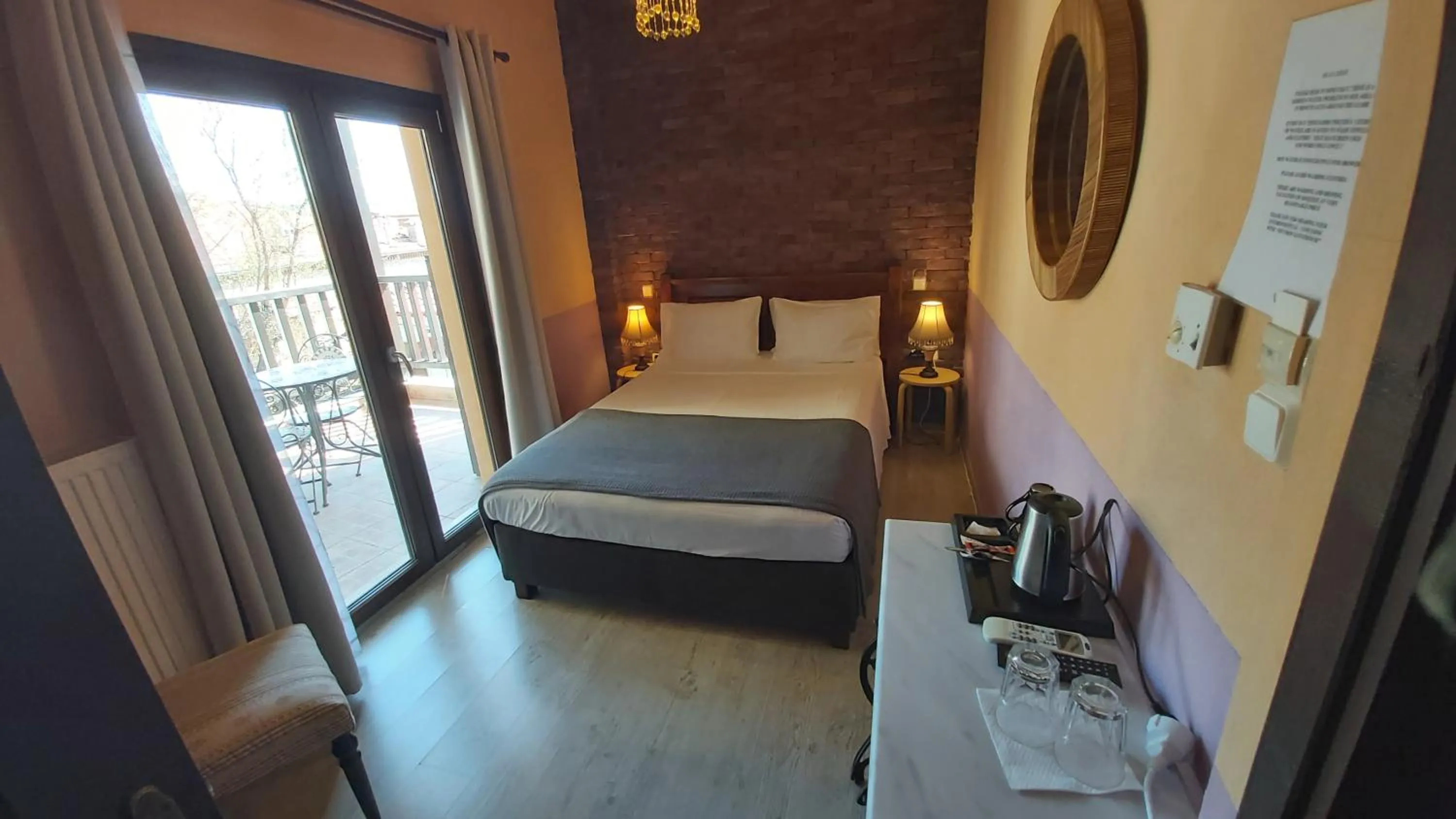 Bed in Mythos Guesthouse